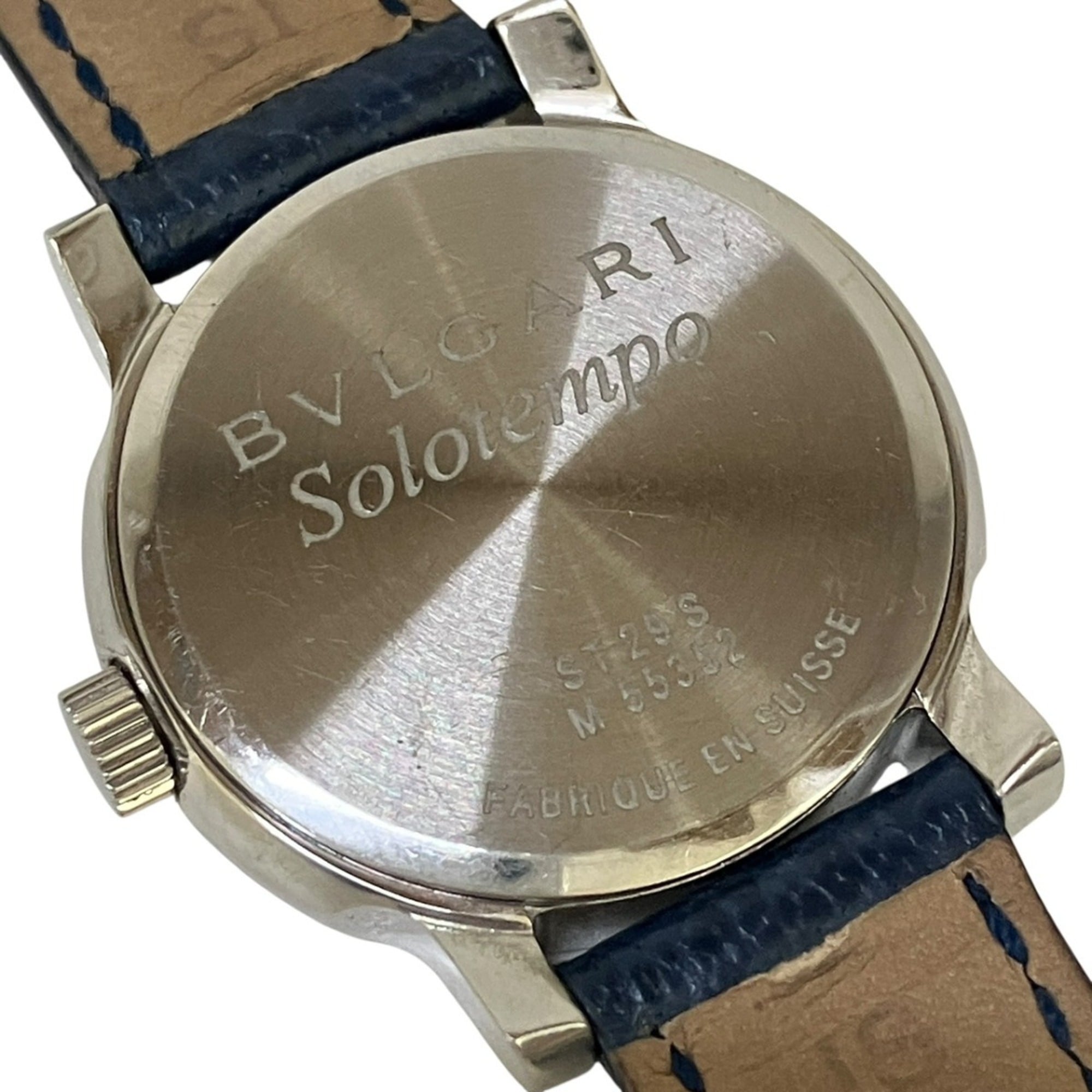 Bulgari BVLGARI Solotempo total weight 24.3g stainless steel genuine l