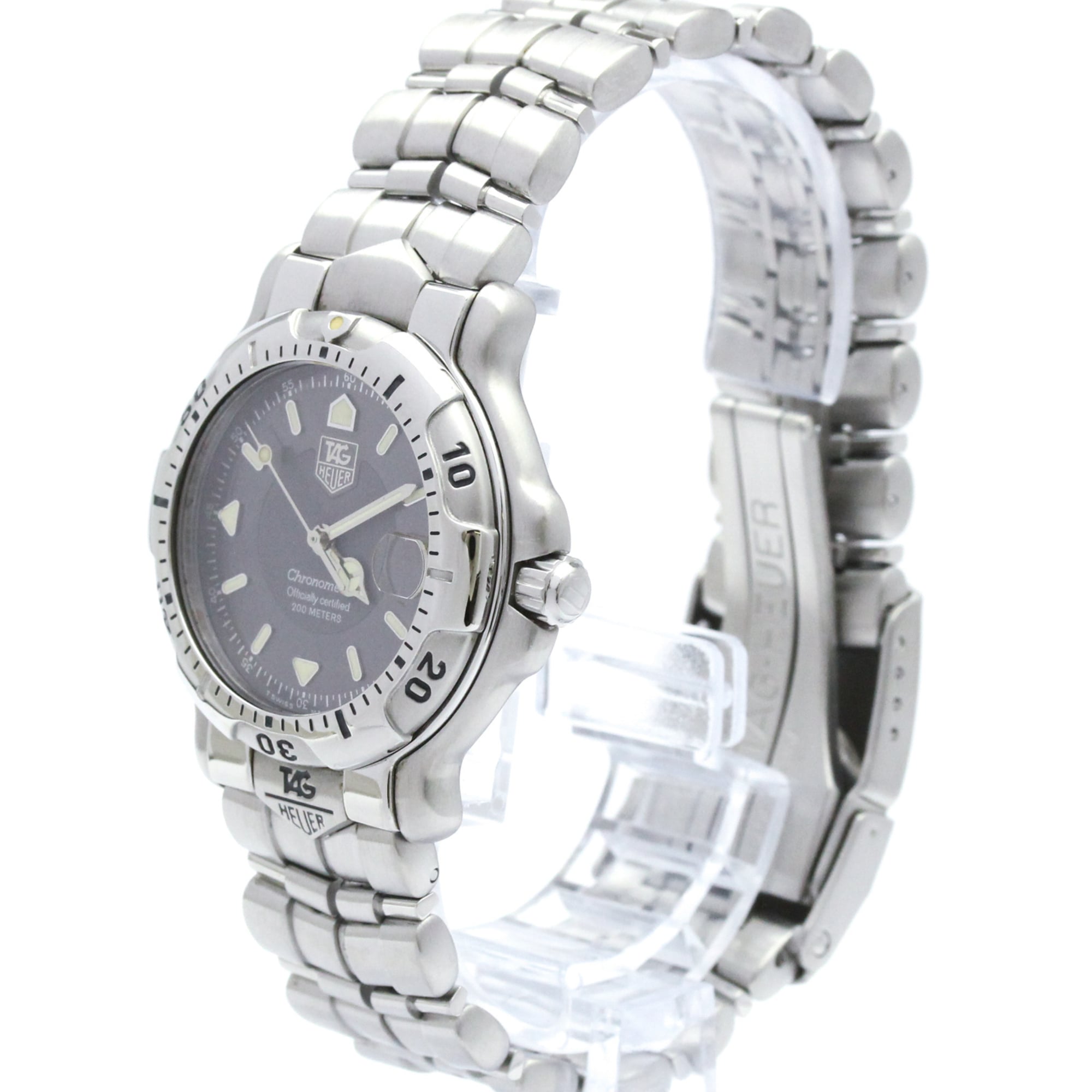 TAG Heuer 6000 Series WH5212 Gray Dial 34mm Watch