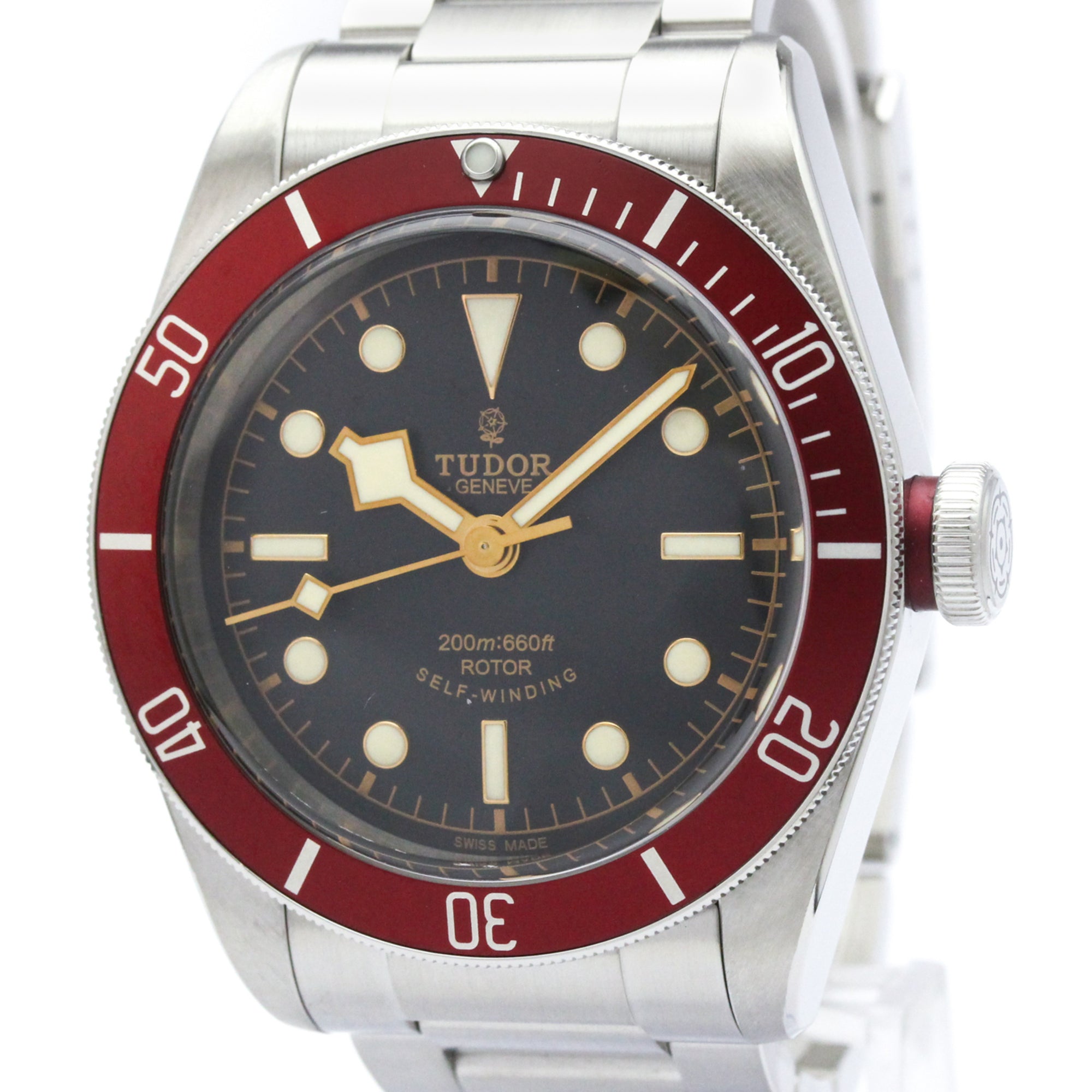 Tudor Heritage 79220 Black Dial 41mm Watch
