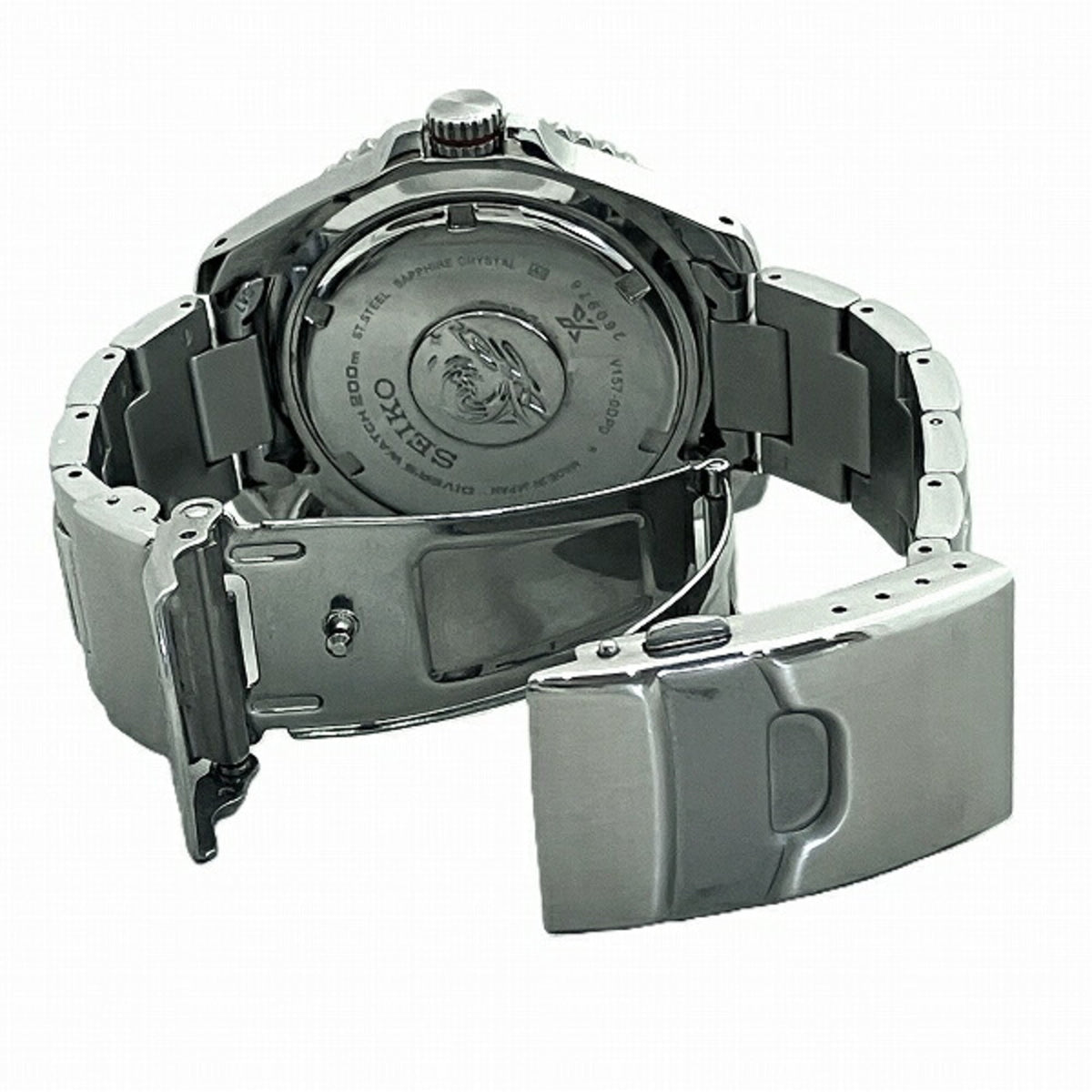 Seiko Prospex Diver Scuba V157-0DP0 Schwarz Zifferblatt 42 mm Uhr