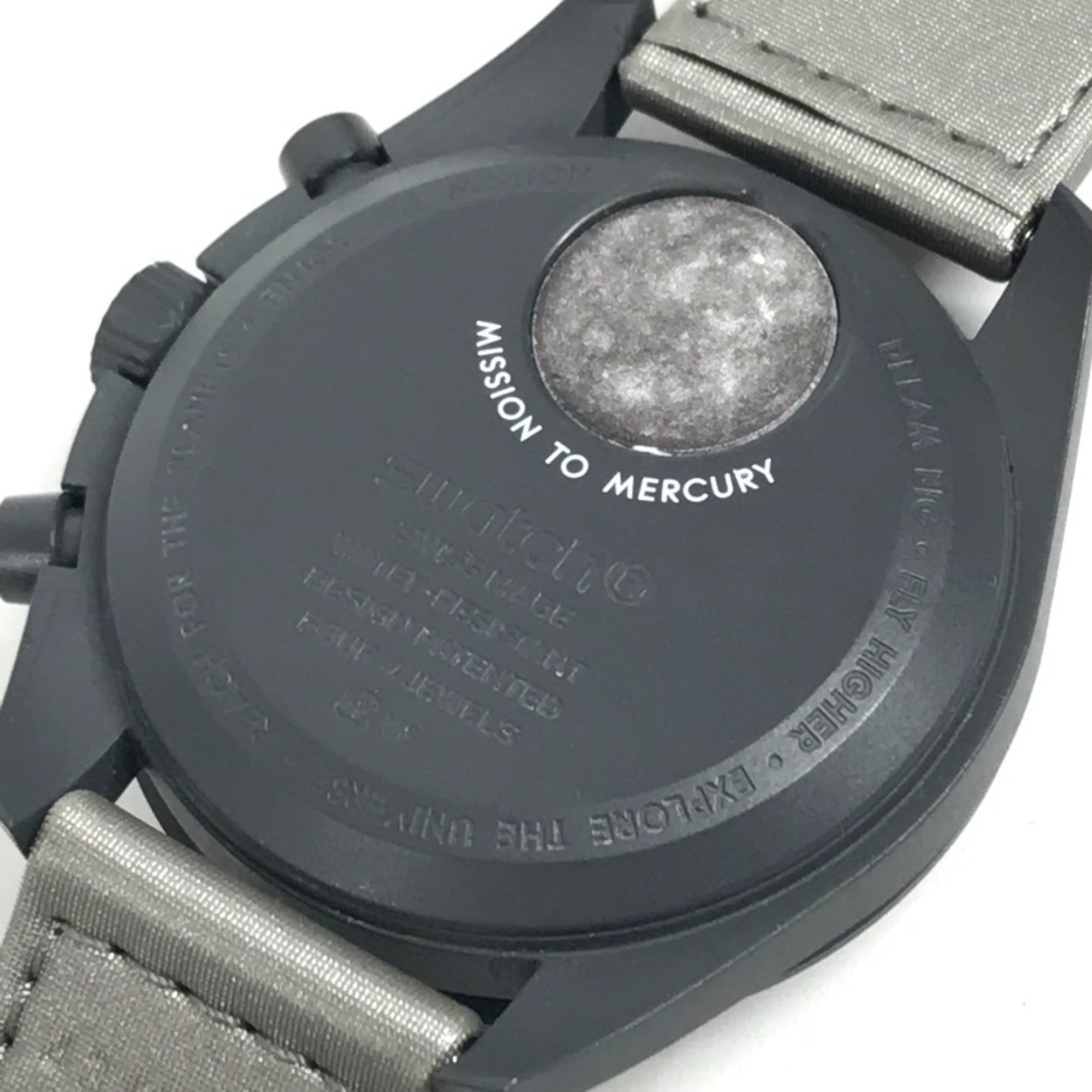 Swatch Mission to Mercury SO33A100 Grey Dial 42mm Watch