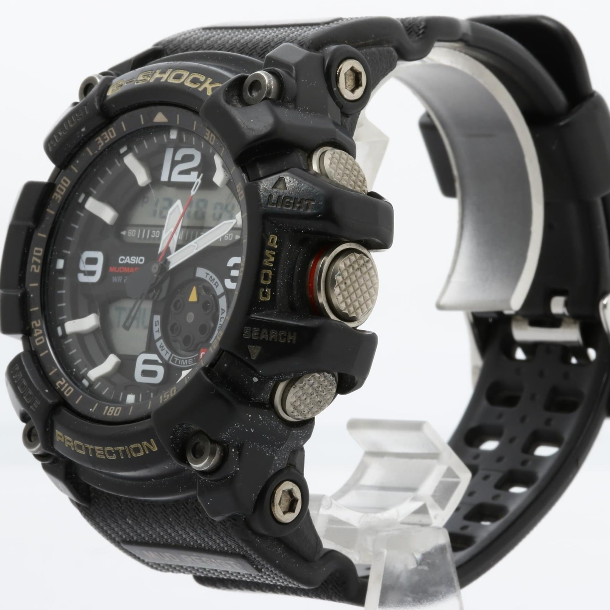 CASIO G-SHOCK MASTER OF G LAND MUDMASTER GG10001AJF Men's Digital-Analog Watch in Black Resin/Stainless Steel