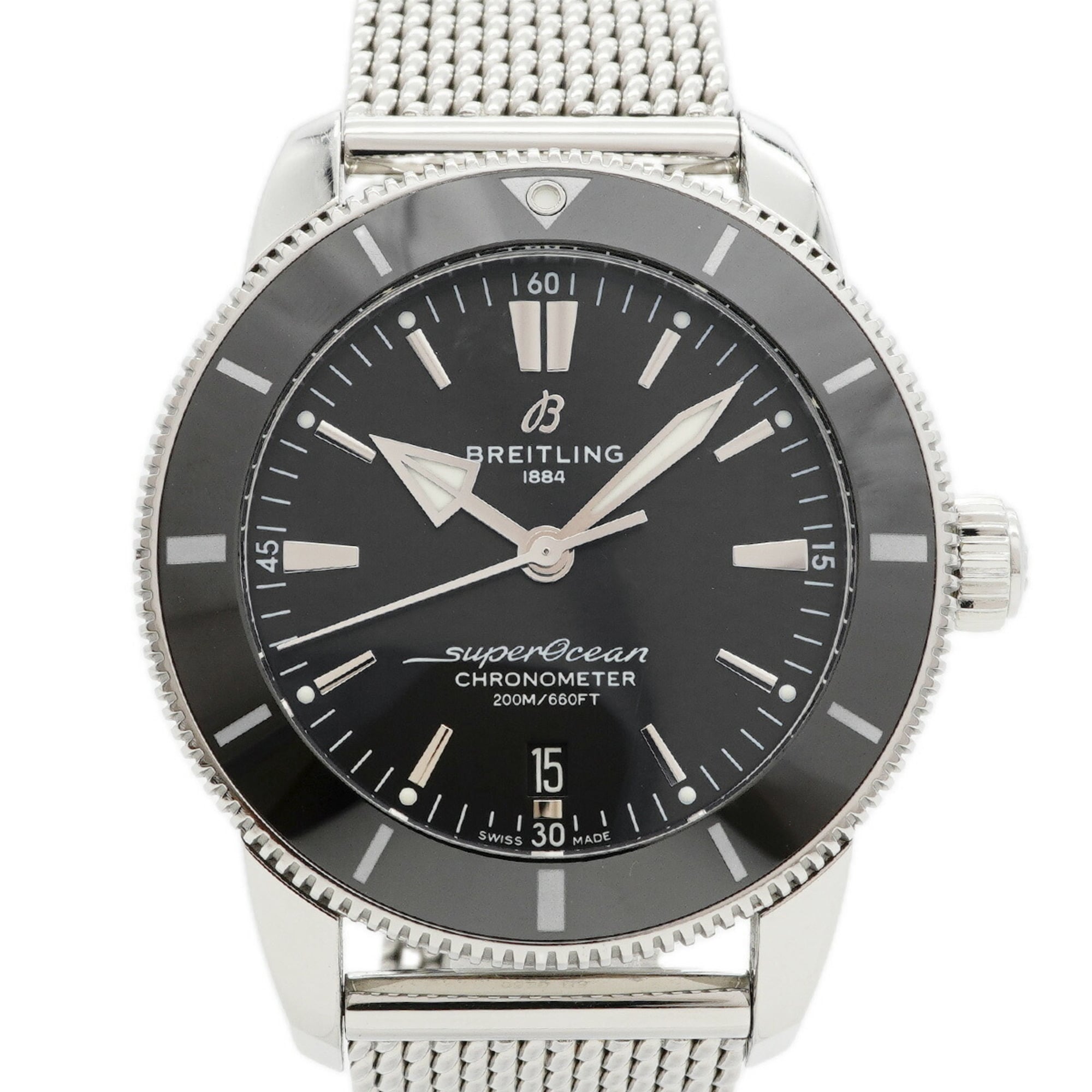 Breitling Superocean Heritage B20 Automatic 44 AB2030 Black Dial Men's Watch