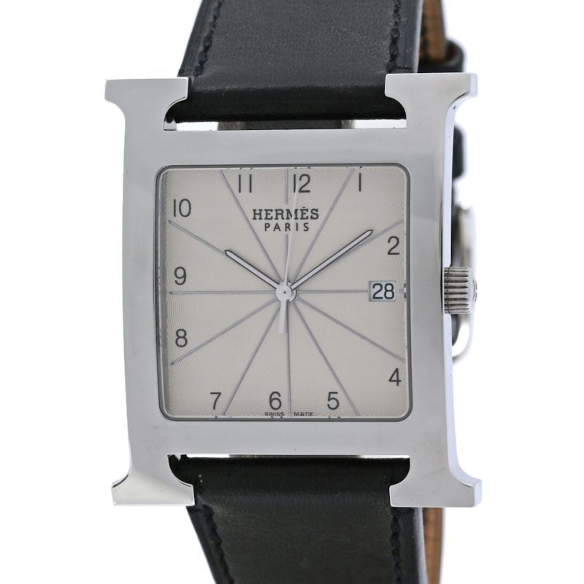 Hermes H- HH1.810.260/VBN Silver Dial 31mm Watch