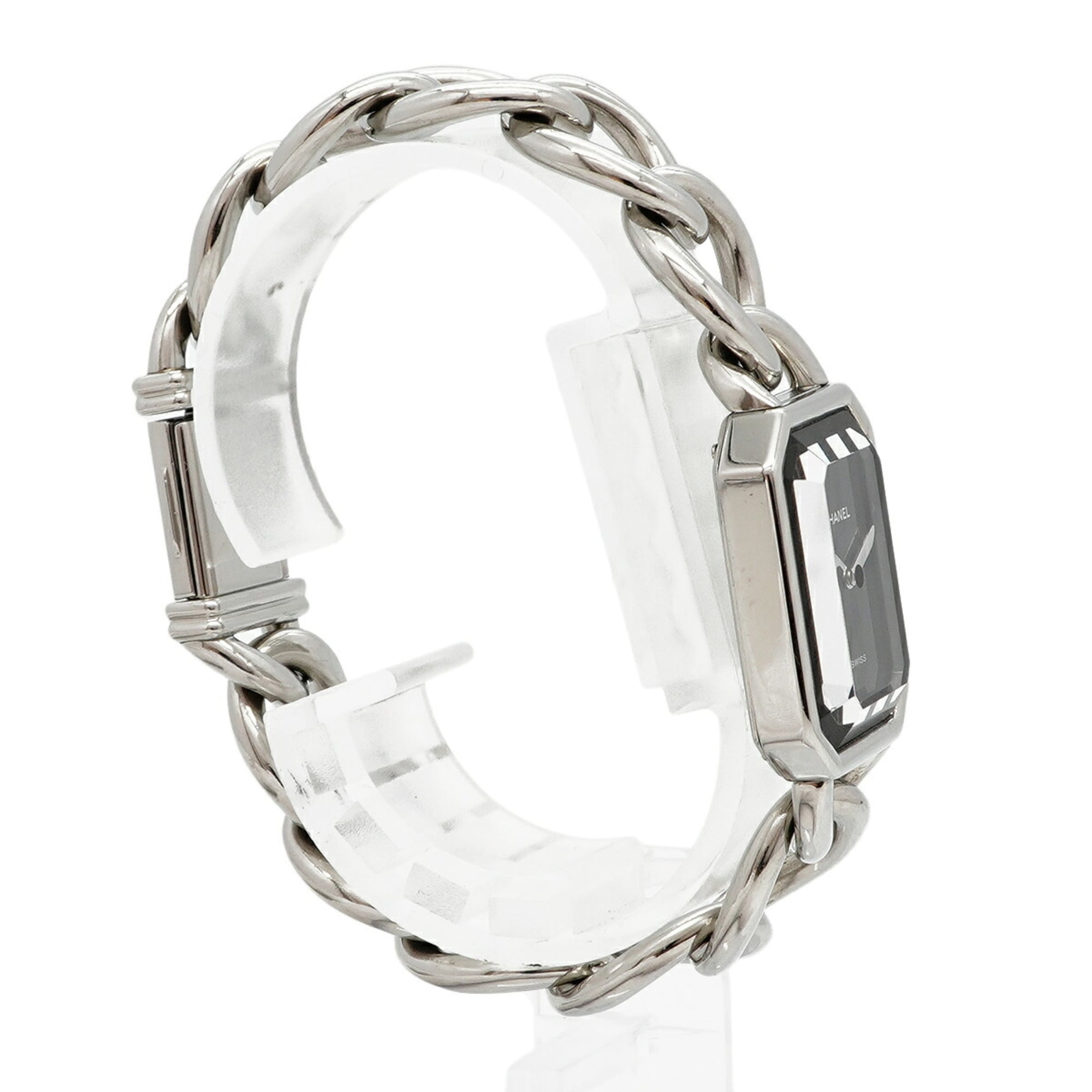 Chanel PremiÃ¨re L Chain H0452 Black Dial Wo