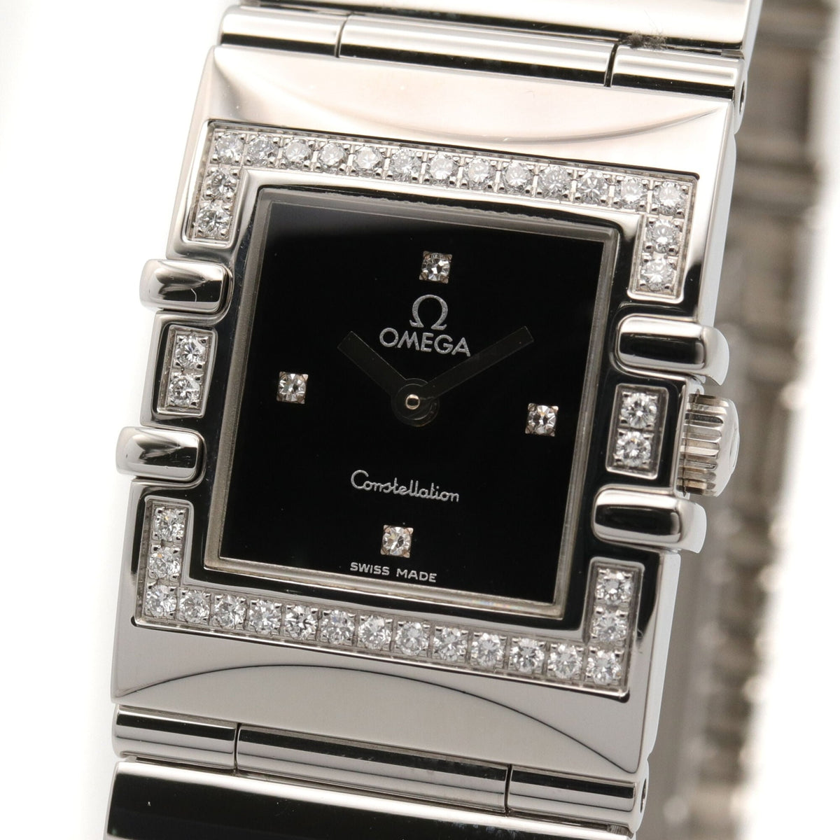 Omega Constellation Quadra 1528.46 Black Dial 19mm Watch