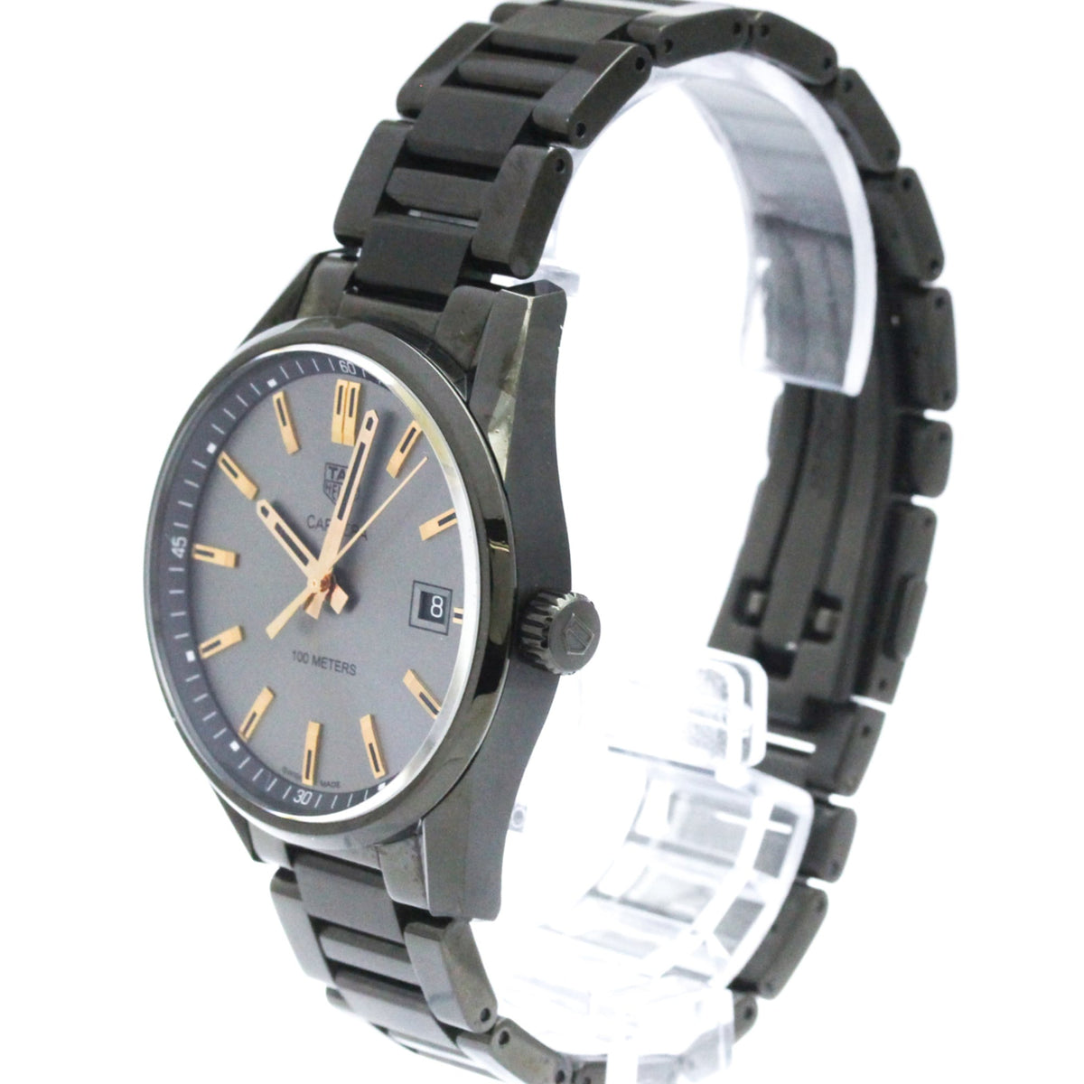 TAG Heuer Carrera WAR1113 met zwarte wijzerplaat 39mm Horloge