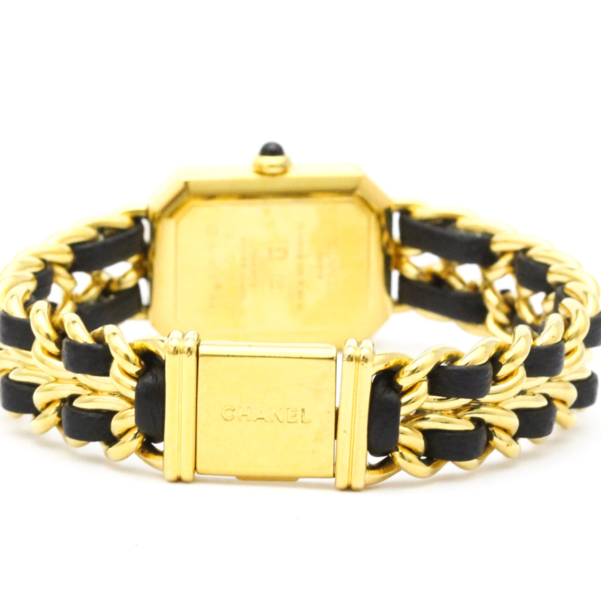 CHANEL Premiere, maat L, verguld kwarts dameshorloge H0001