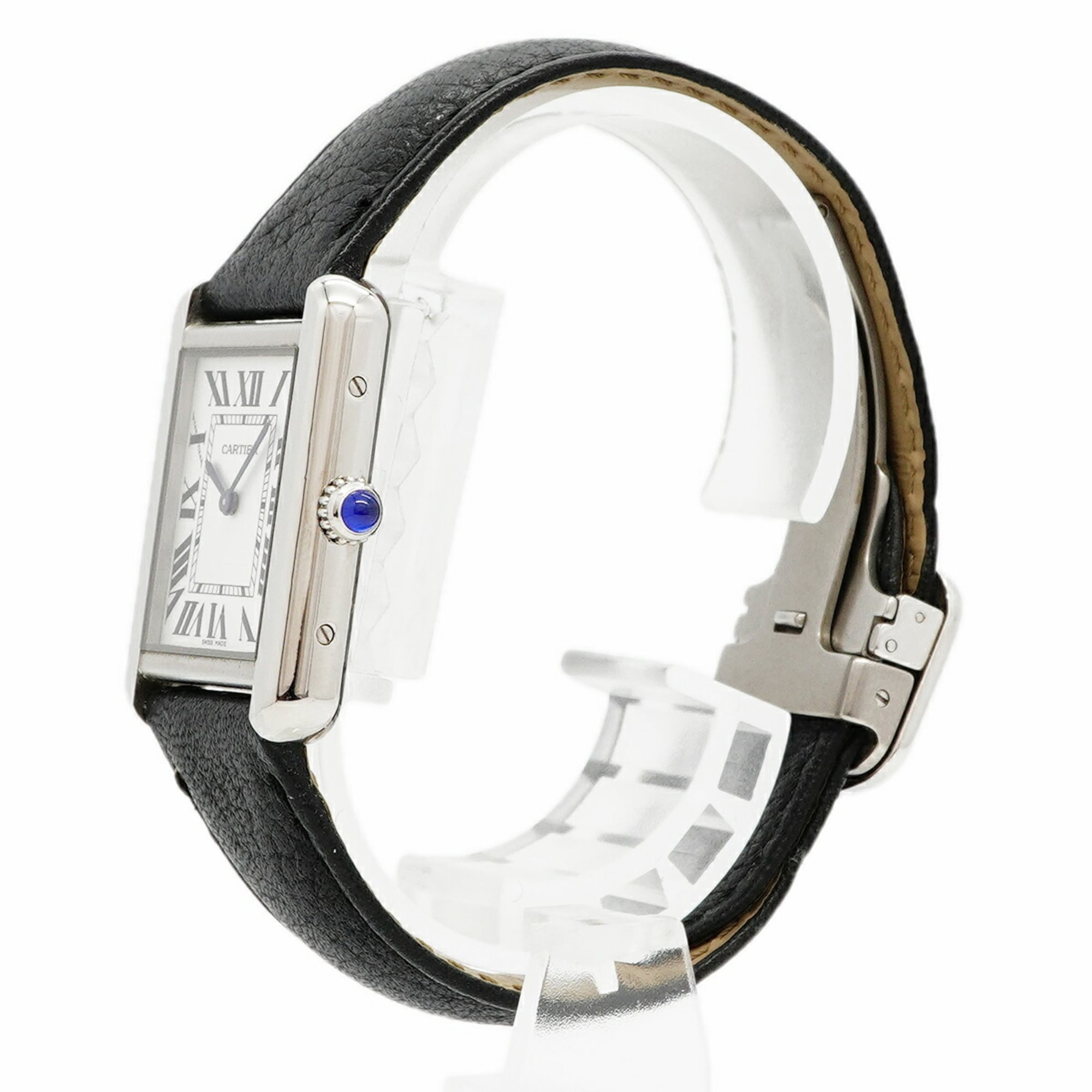 Cartier Tank Solo SM WSTA0030 Silver Dial Women's Watch