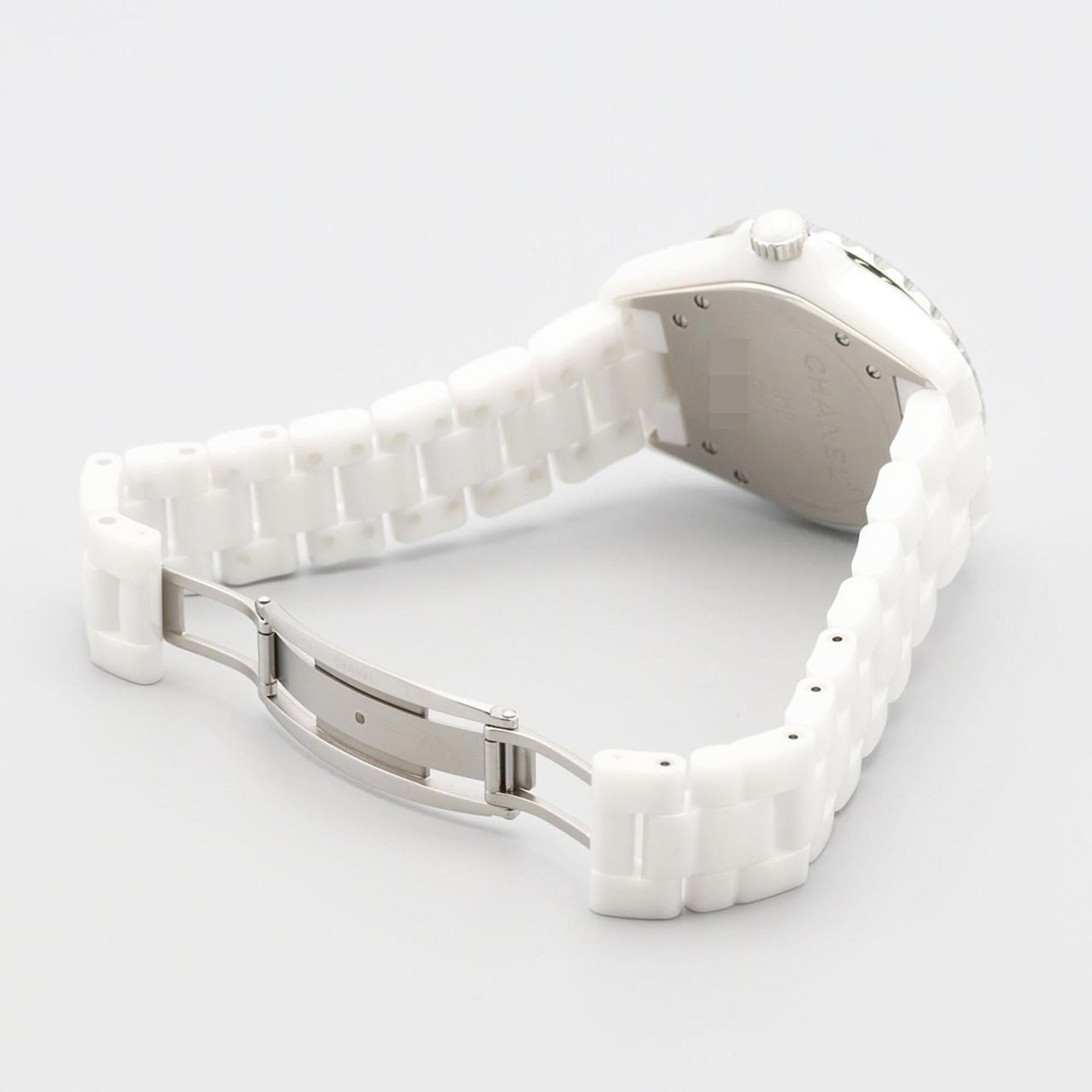 Chanel J12 H3103 White Dial 38mm Watch
