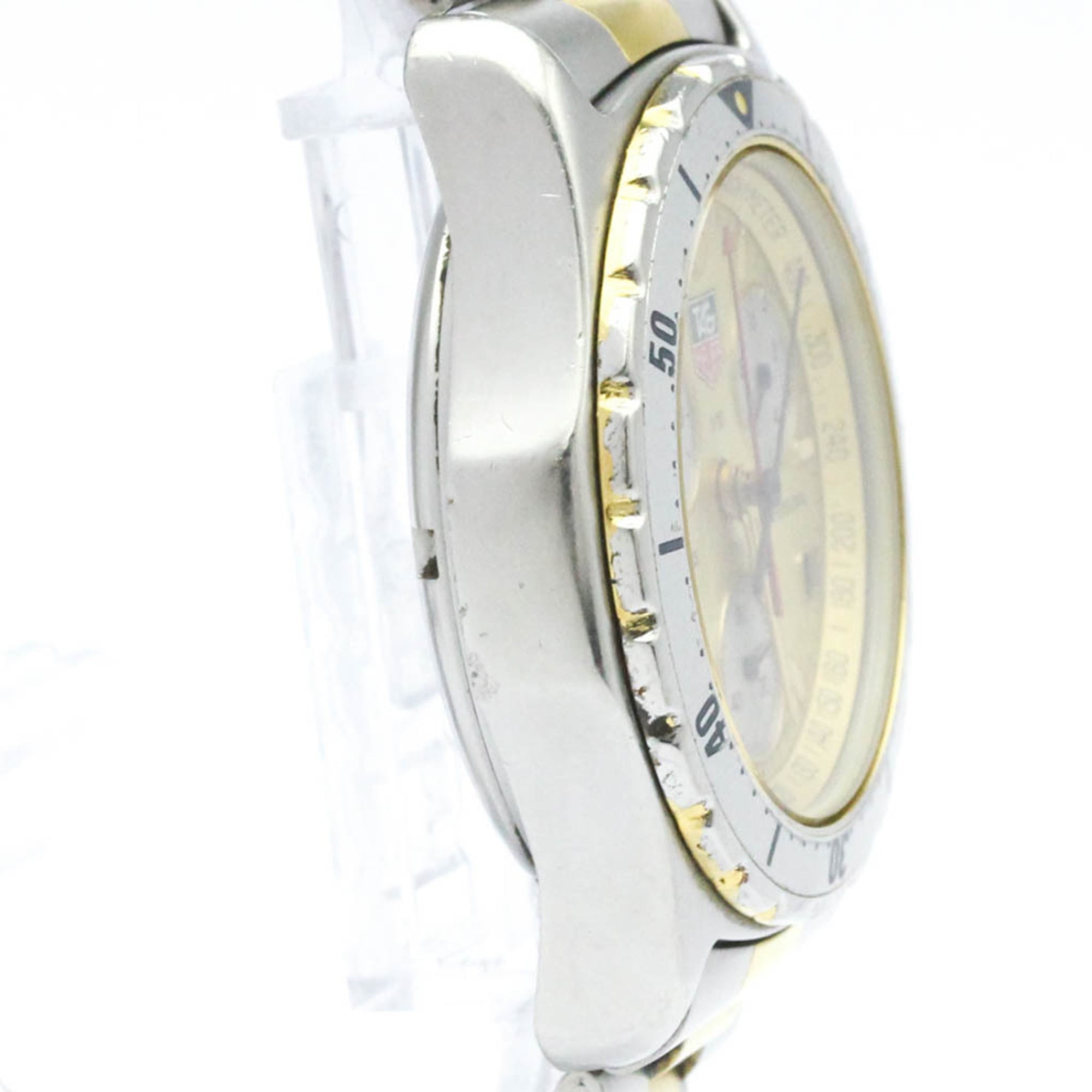 TAG HEUER 2000 Professional Chronograph Gold Plated Steel Watch CE1121