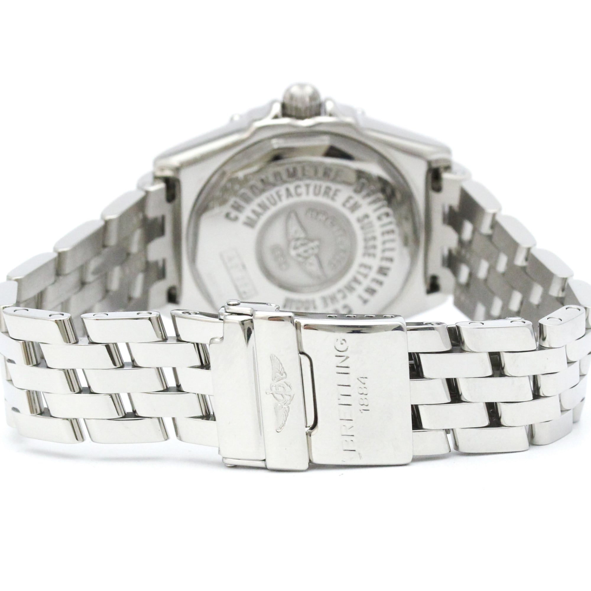 Montre Breitling Wings A67350 Blanc avec cadran « shell » de 31 mm
