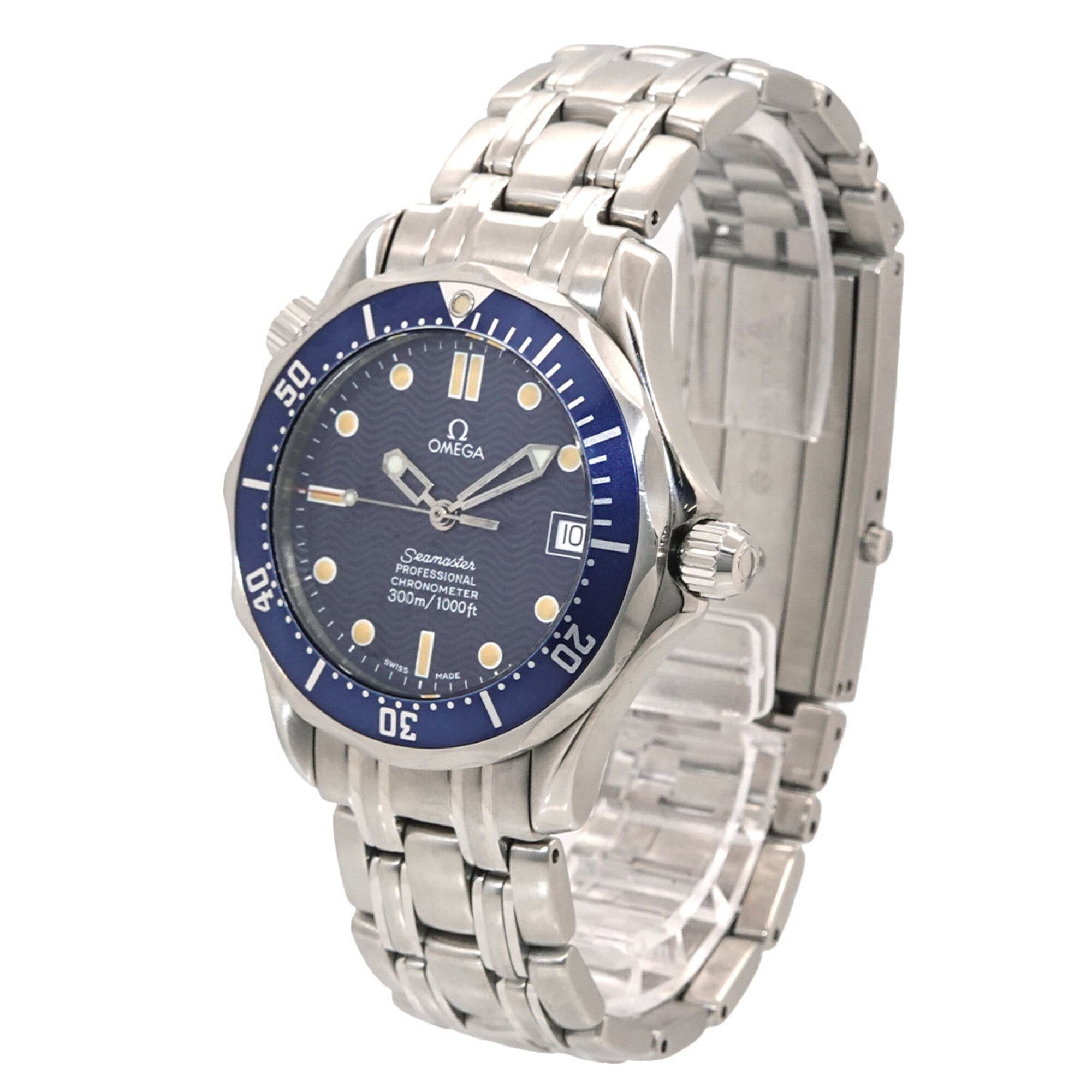 Omega Seamaster 300 Professional 2551 80 Boys' Date Navy Automatic Movement