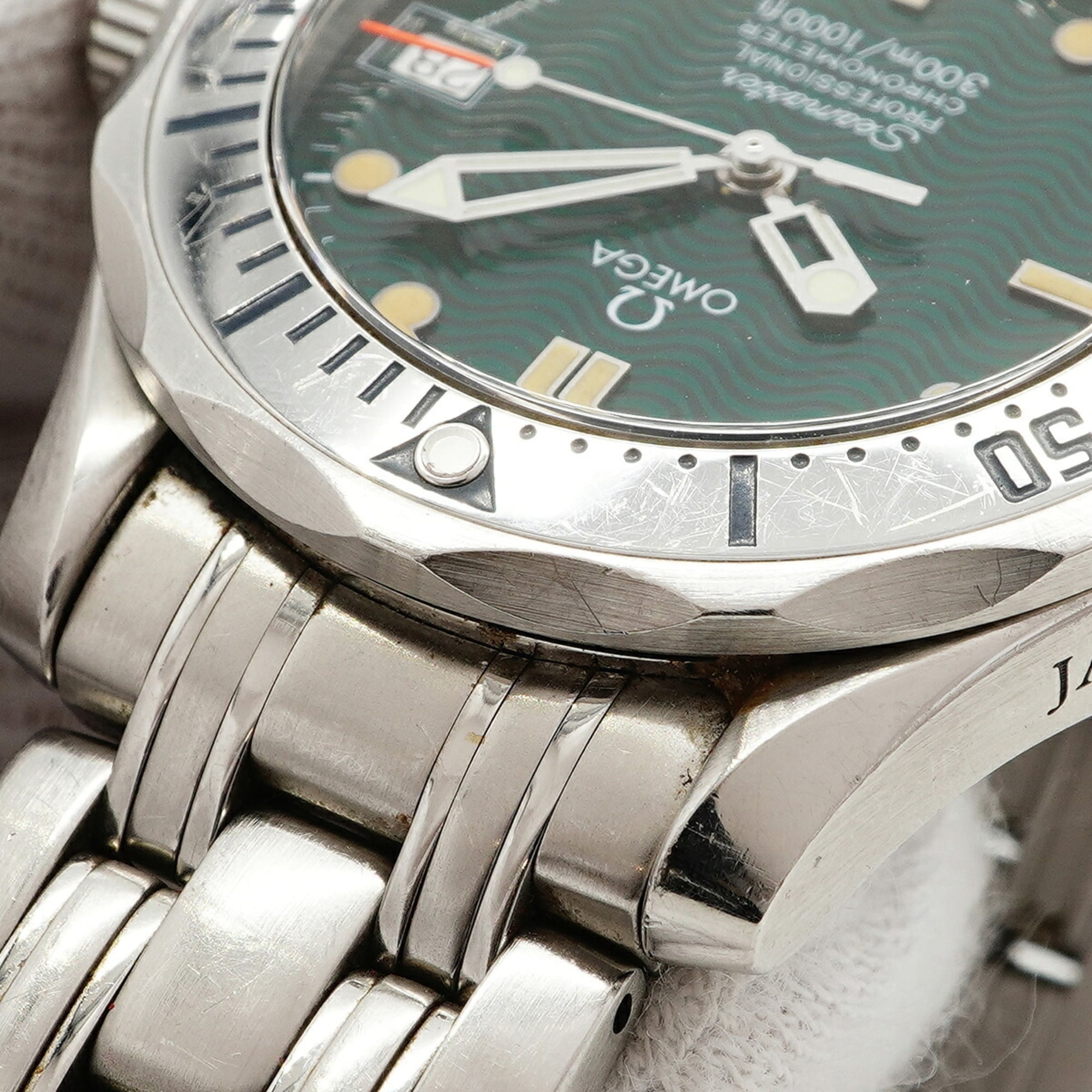Omega Seamaster 300 Jacques Mayol 2553.41 Green Dial 36mm Watch