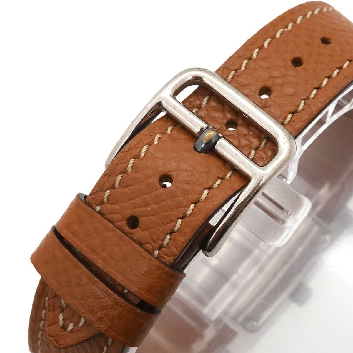 Hermes H- GZl1lc1l Silber Zifferblatt 21 mm Uhr