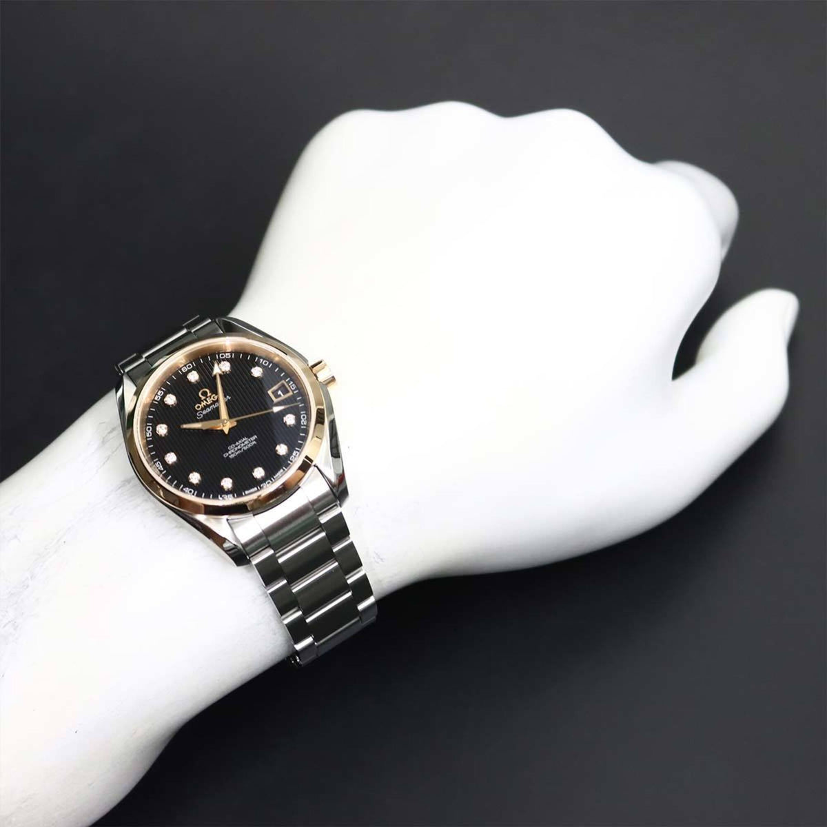 Omega Seamaster Aqua Terra 231 20 39 21 51 003 Schwarz Zifferblatt 39mm Uhr