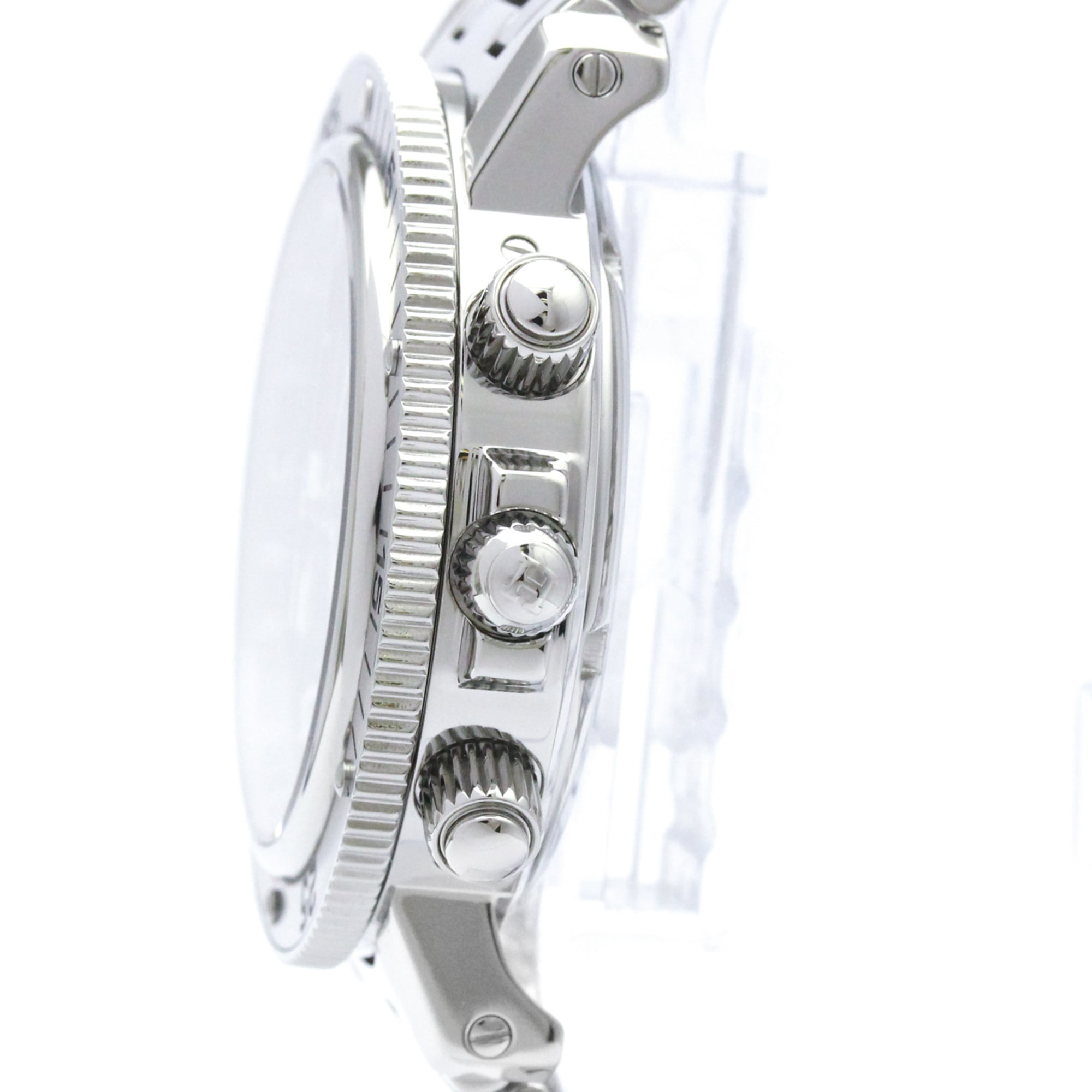 HERMES Clipper Diver Chronograph Quartz Mens Watch CL2.910 Polished
