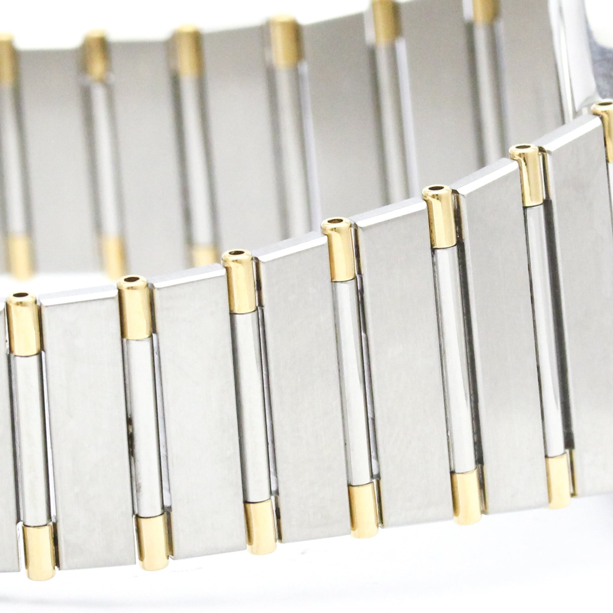OMEGA Constellation Herrenuhr 18 Karat Gold Edelstahl Quarz 396.1080