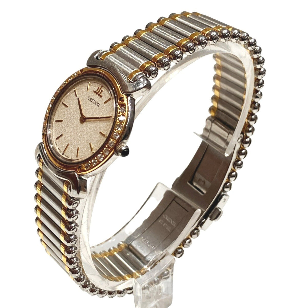 Montre Seiko Credor 5A70-0210 à cadran doré, 23 mm