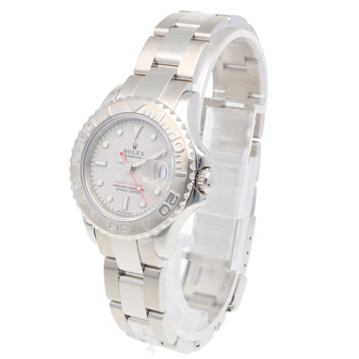 Rolex Yachtmaster Oyster Perpetual 169622 Silver Dial 28mm Watch