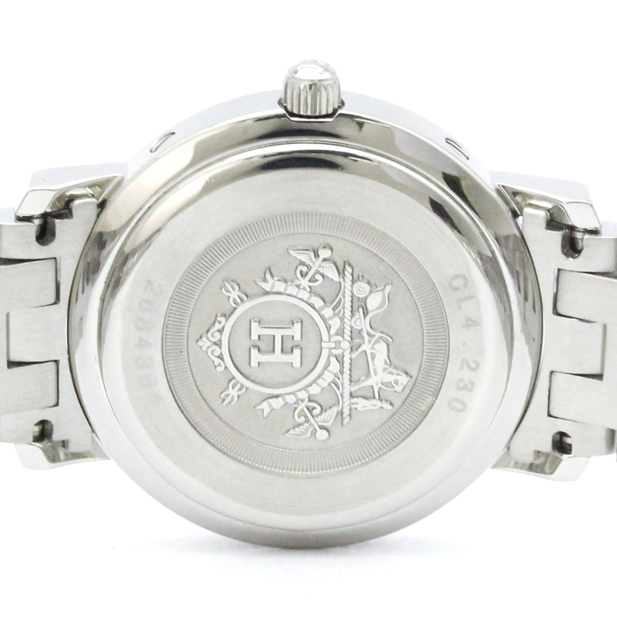 Hermes Clipper CL4.230 Pini Dial 23mm Watch