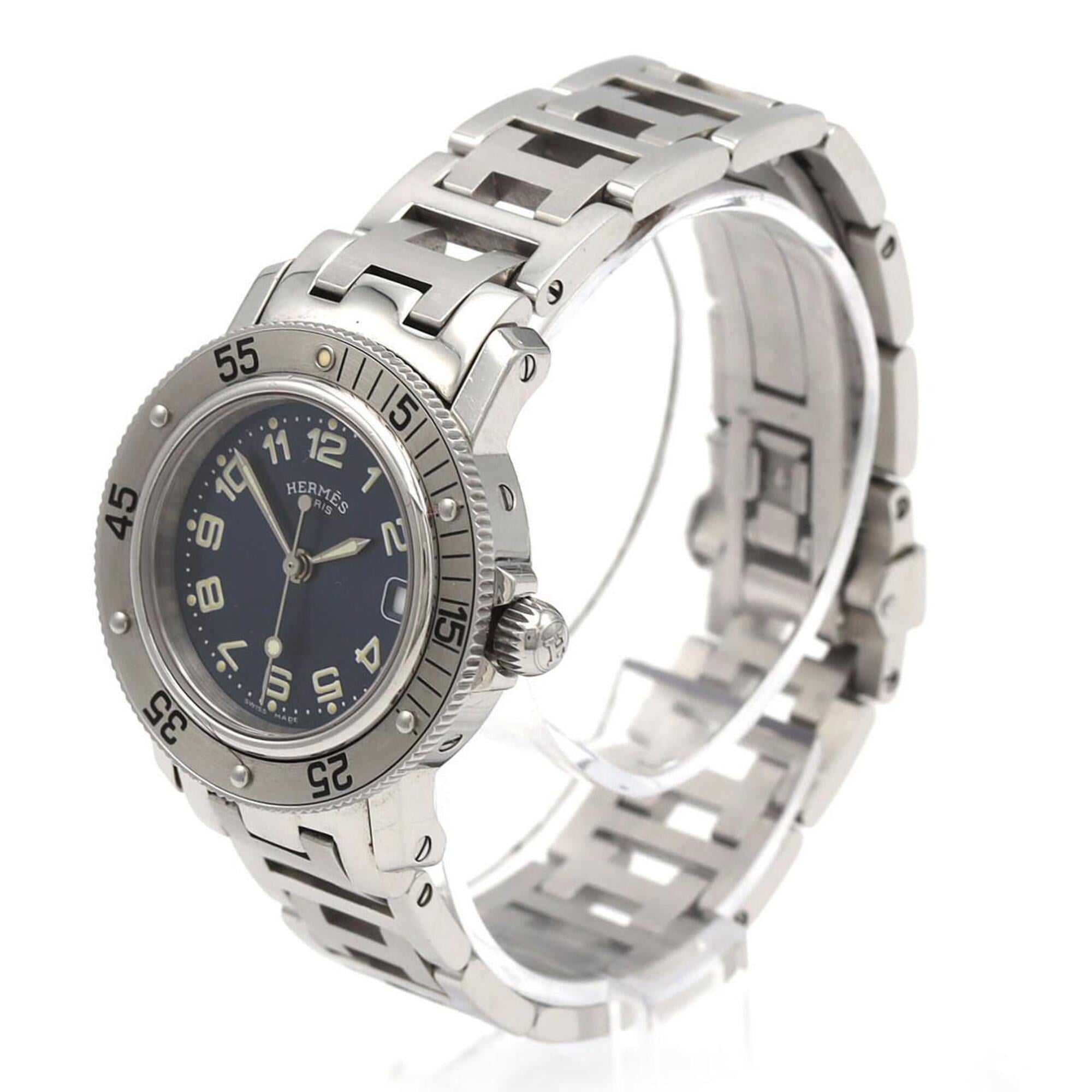 Hermes Clipper Diver CL5.210 Blue Dial 28mm Watch