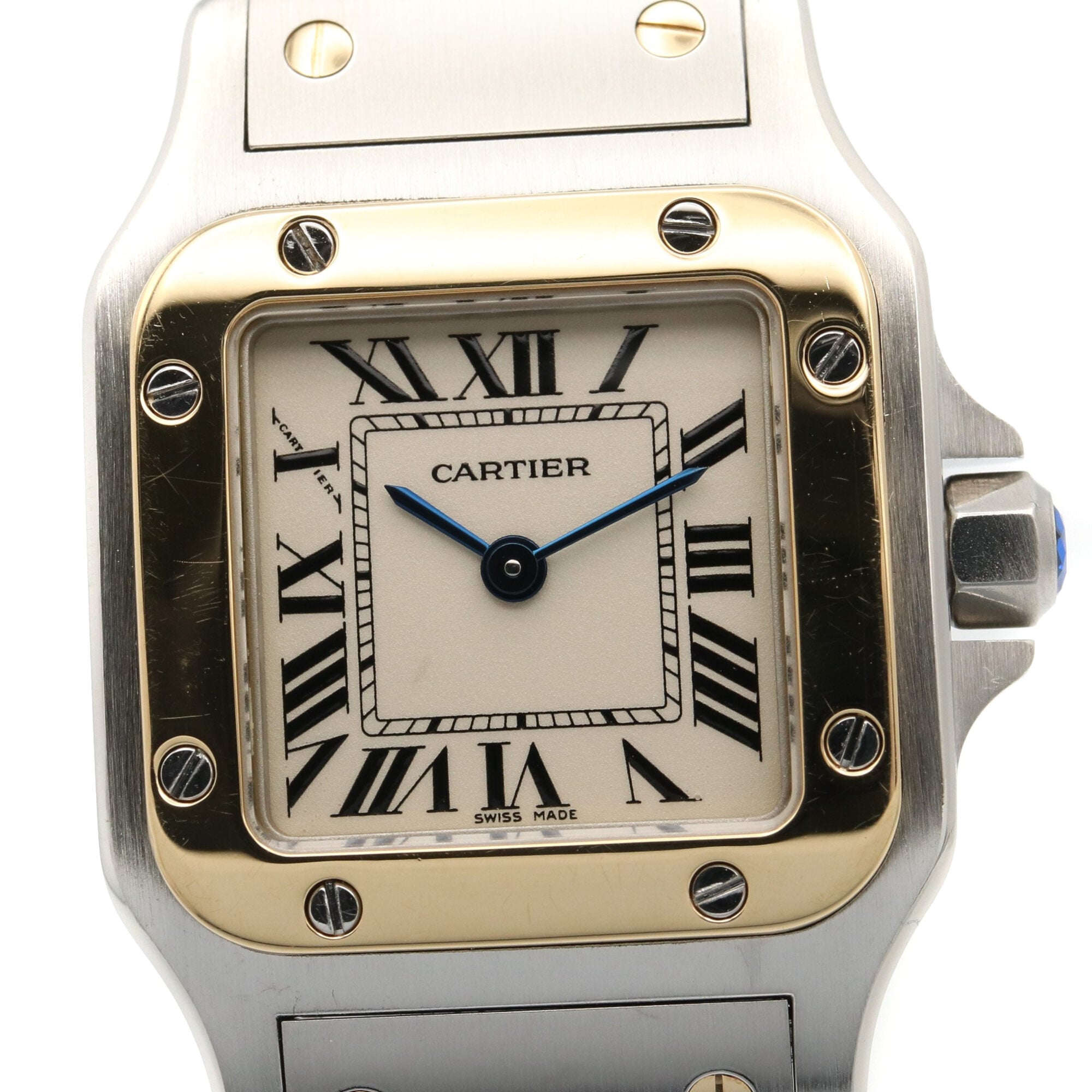 Cartier Santos Galbee SM W20012C4 Silver Dial 23mm Watch