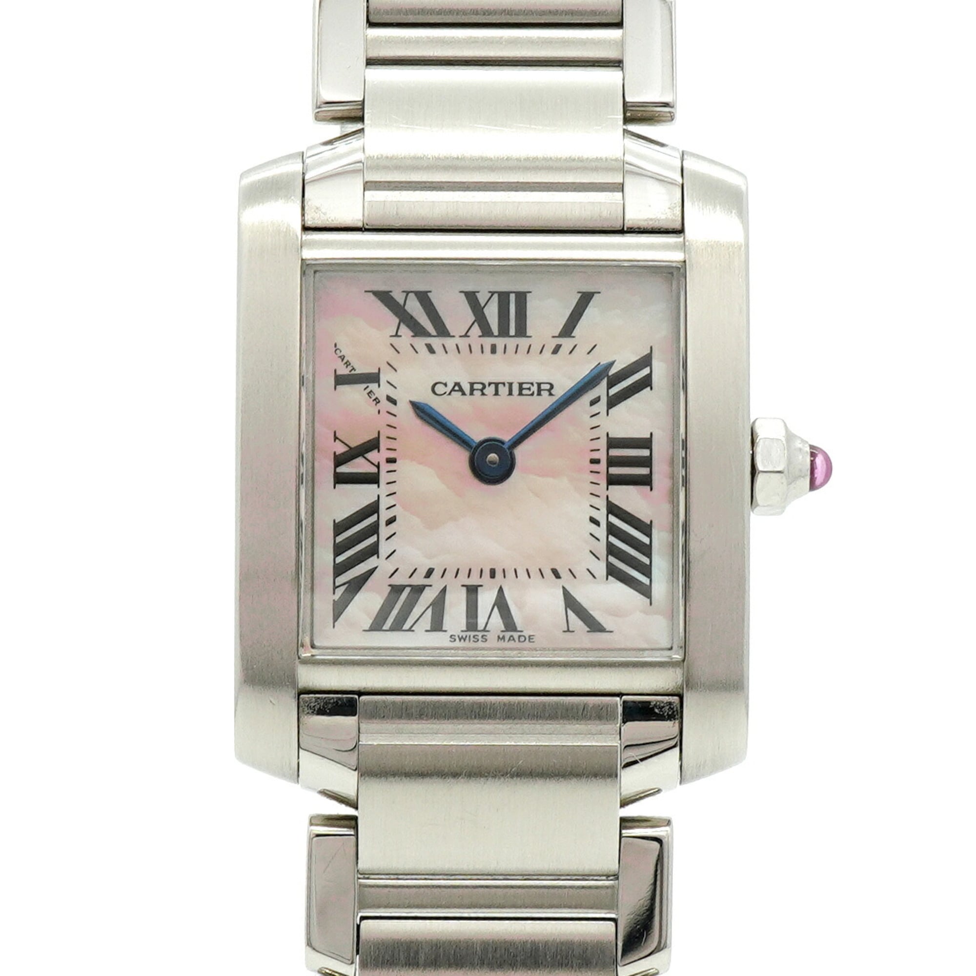Cartier Tank W51028Q3 Pink Dial 20mm Watch