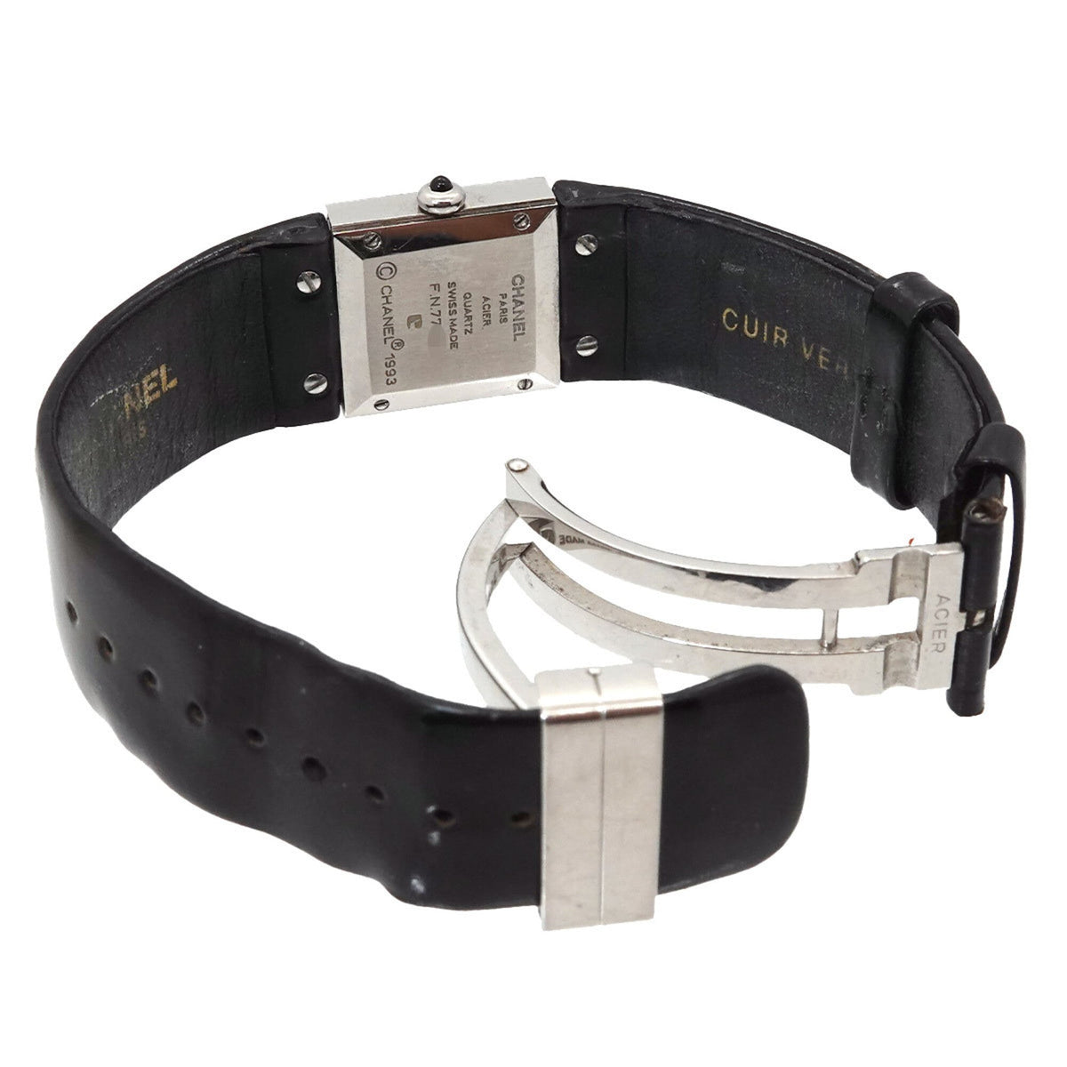 Montre Chanel Matelassé H0116 Noir, cadran de 19 mm