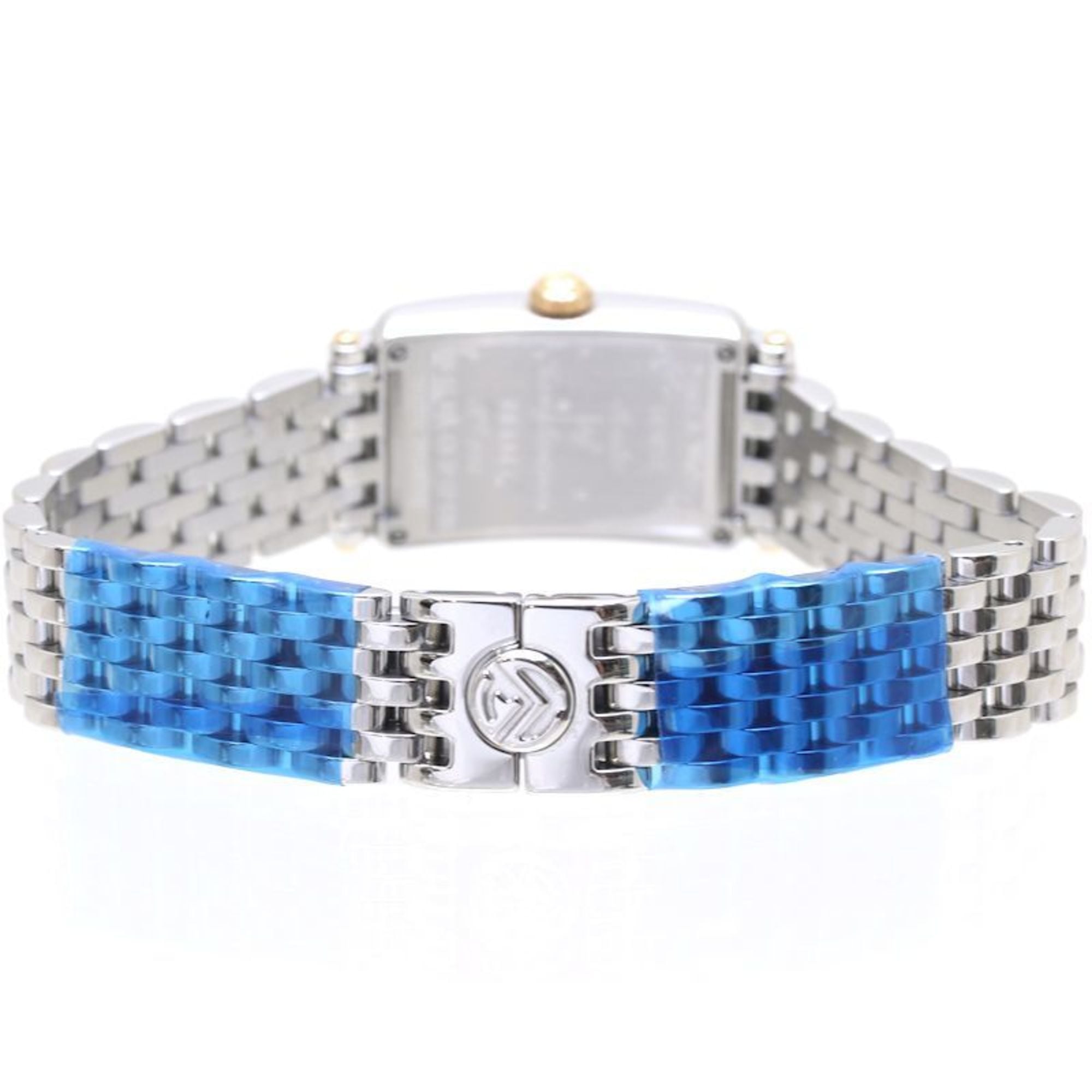 FRANCK MULLER 802 REL CD 1P CP STG Long Island Petite Pastille roestvrij staal xK18PG roségoud dameshorloge 39538