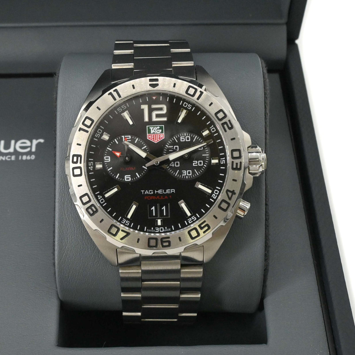 TAG Heuer Formula 1 Date 41mm WAZ111A Black Dial 41mm Watch