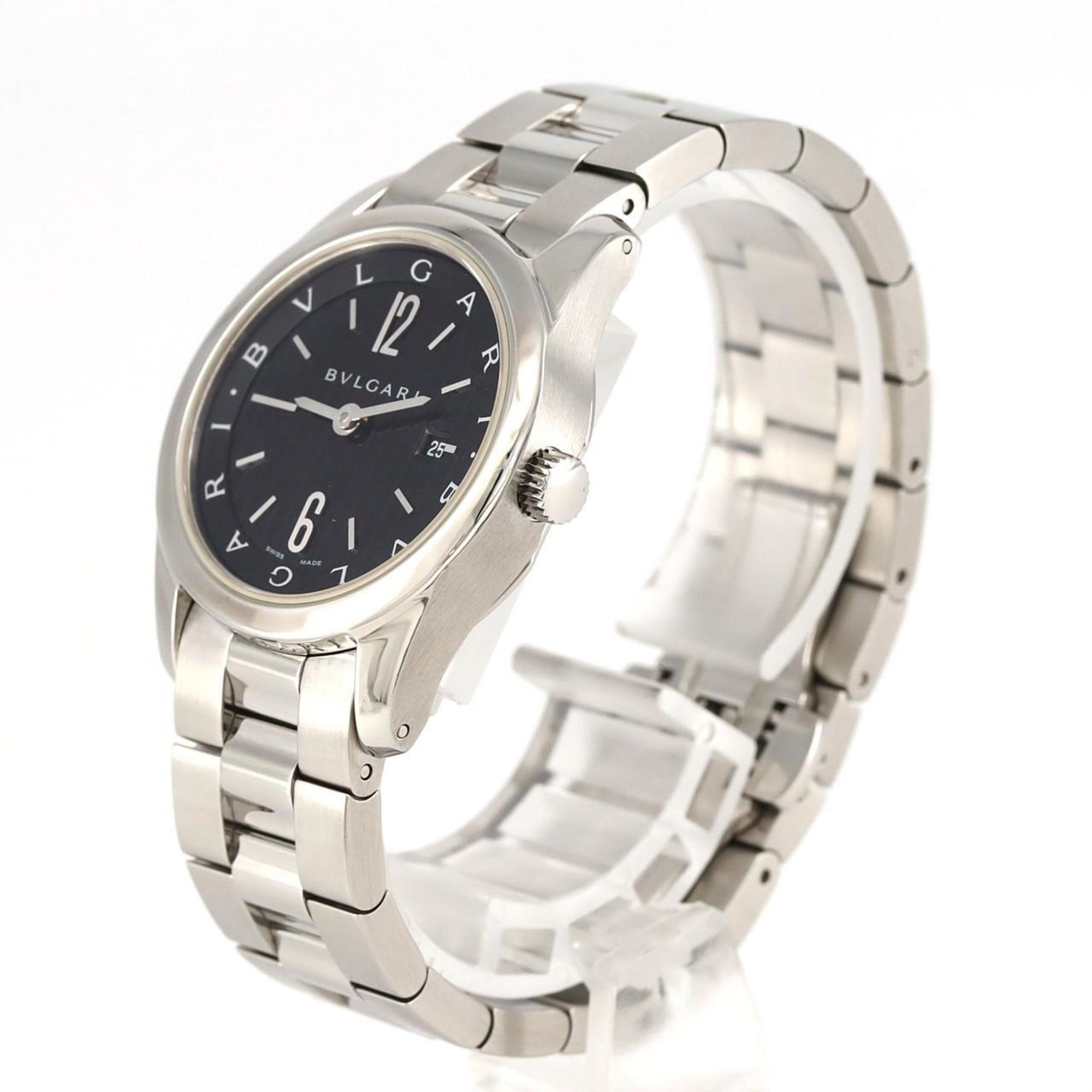Bvlgari Solotempo ST30S ST30BSSD SS Wristwatch Quartz