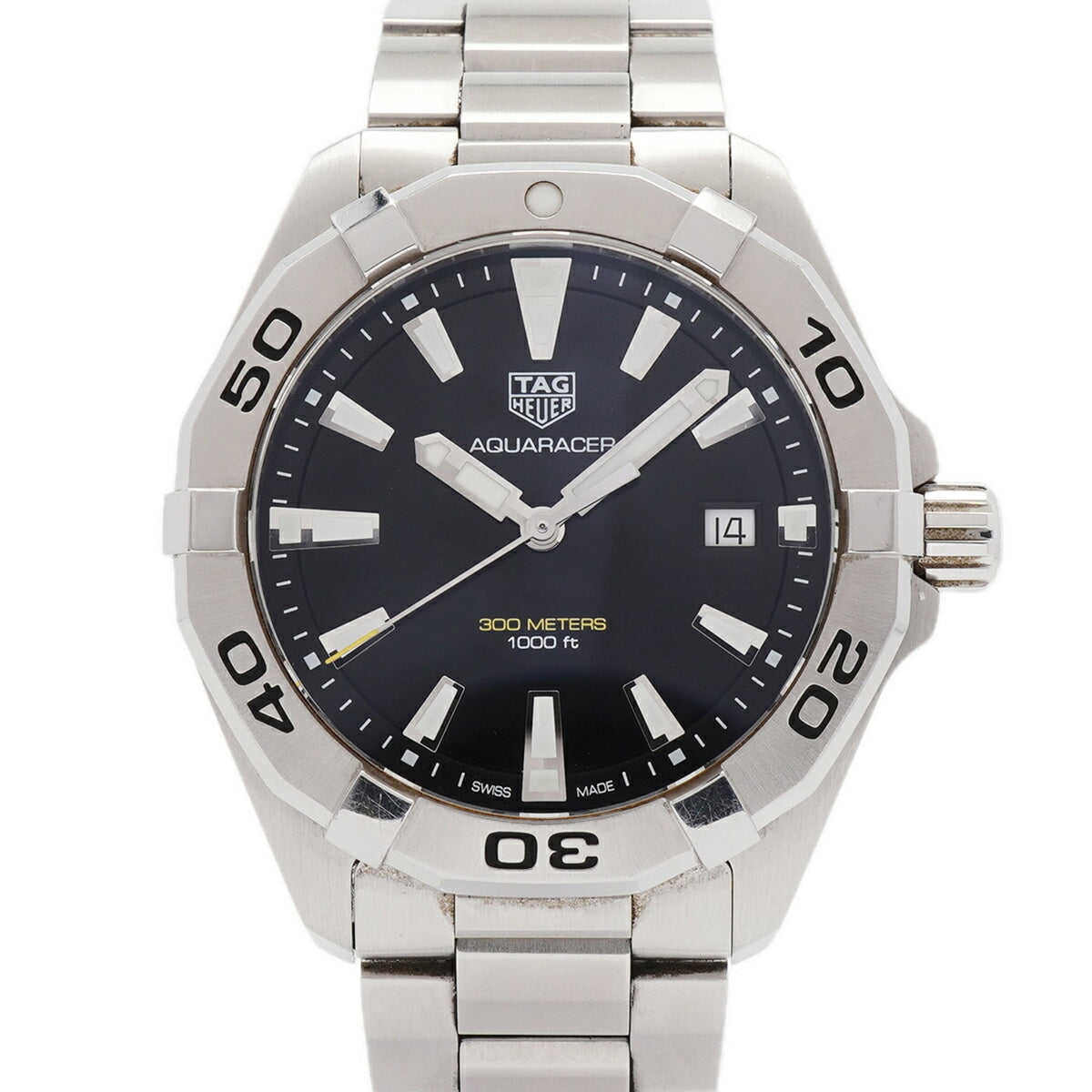 TAG Heuer Aquaracer Date WBD1110 Black Dial 40mm Watch