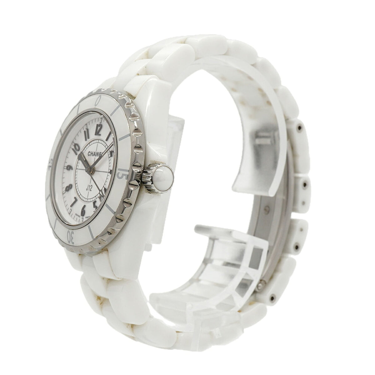 Chanel J12 H0968 Weiß Zifferblatt 33 mm Uhr