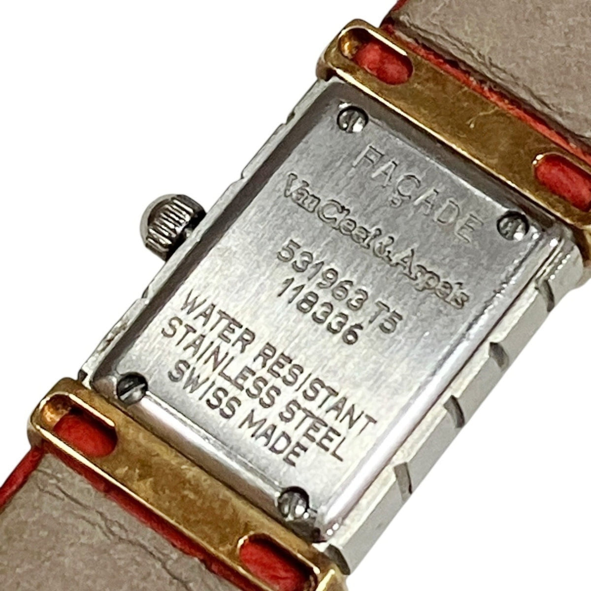 Van Cleef & Arpels Facade 531963T5 White Dial 13mm Watch