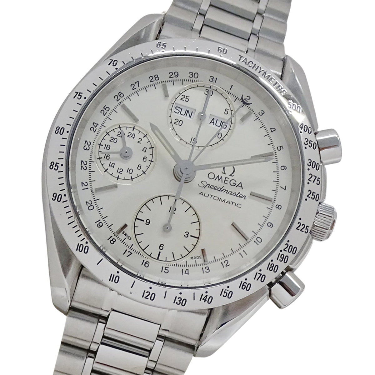 Omega Speedmaster 3521.3 Silver Dial 38mm Watch