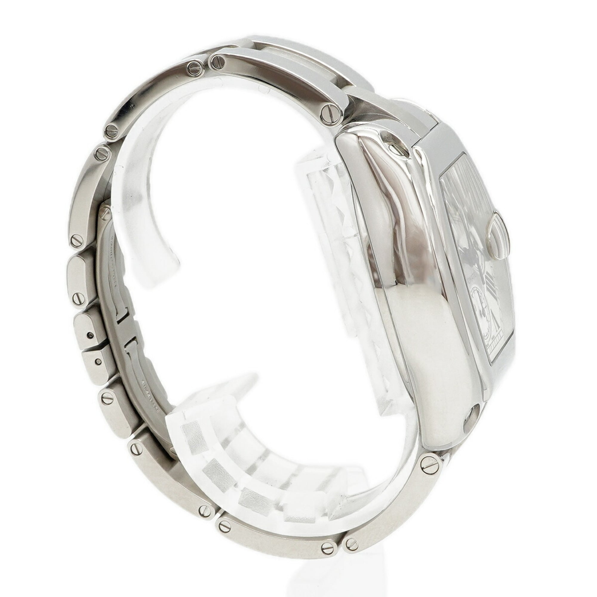 Cartier Roadster XL W62019X6 Silver Dial Men's Watch