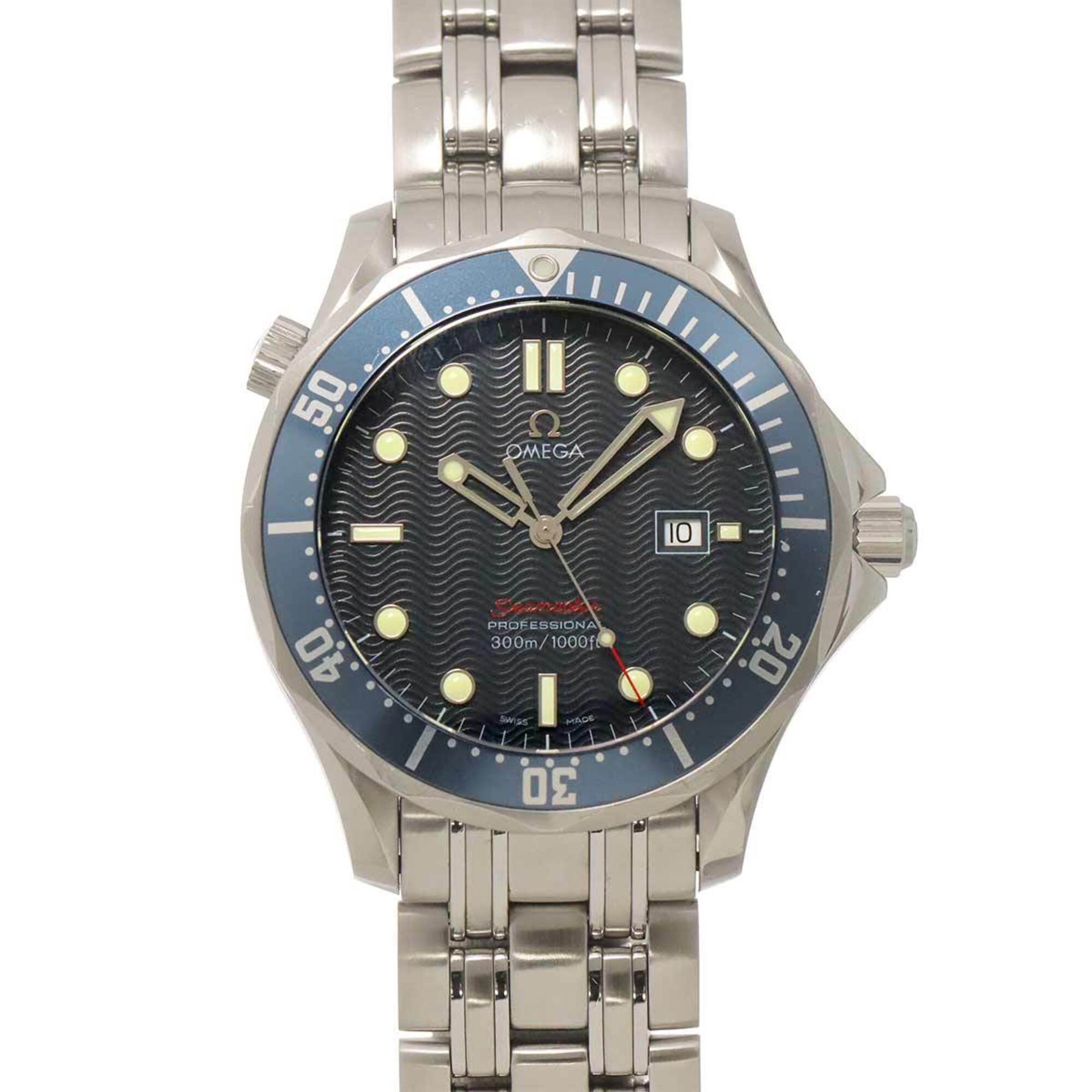 Omega Seamaster 2221 80 Blue Dial 41mm Watch