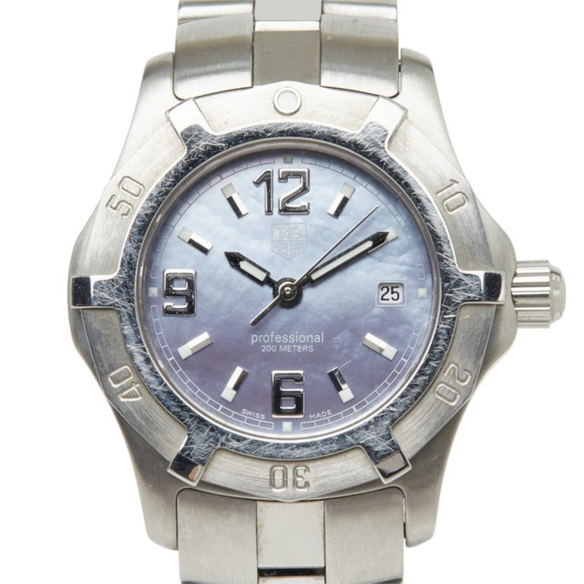 TAG Heuer Exclusive Datum WN1318 Blaues Zifferblatt 28 mm Uhr