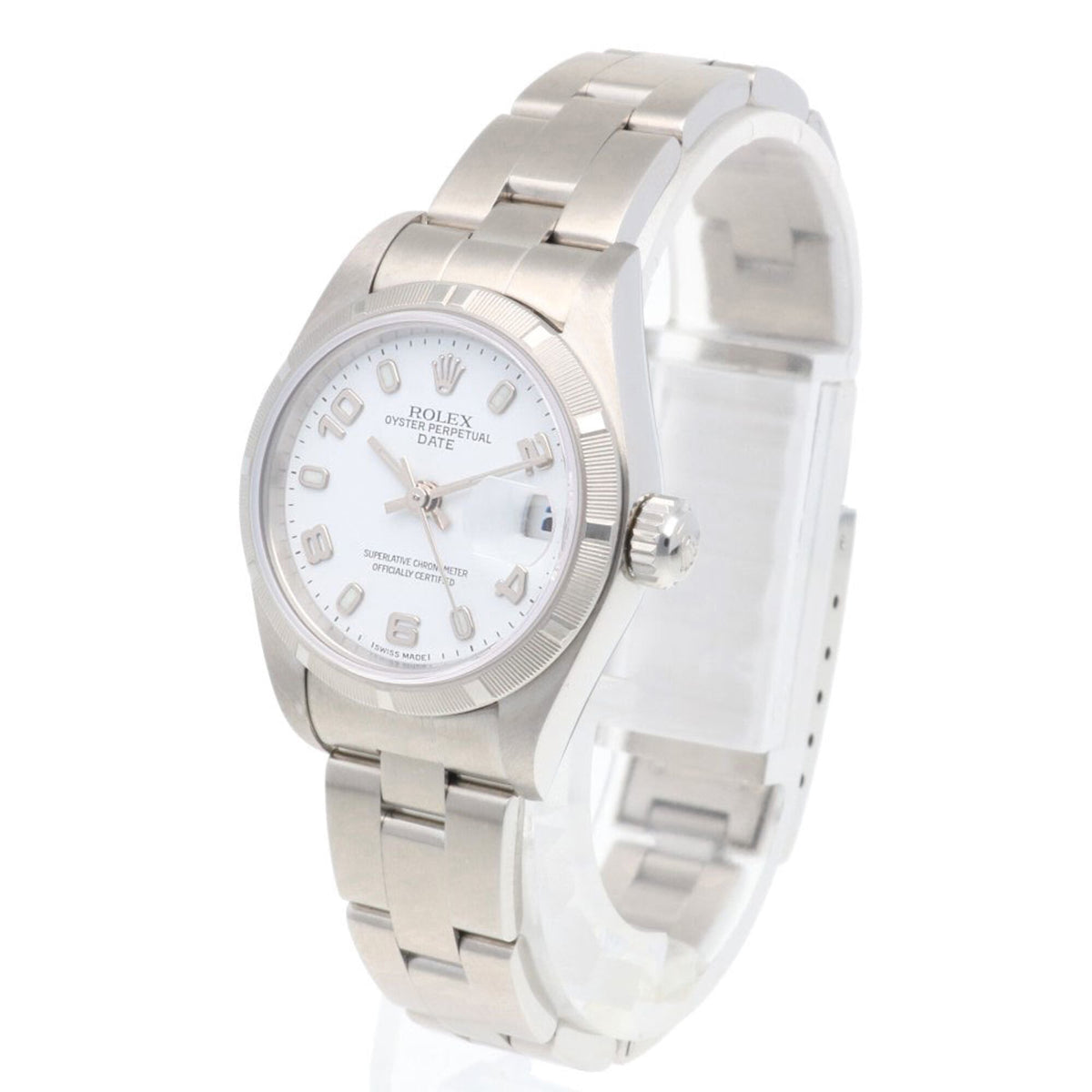 Rolex Date Oyster Perpetual 79190 White Dial 26mm Watch