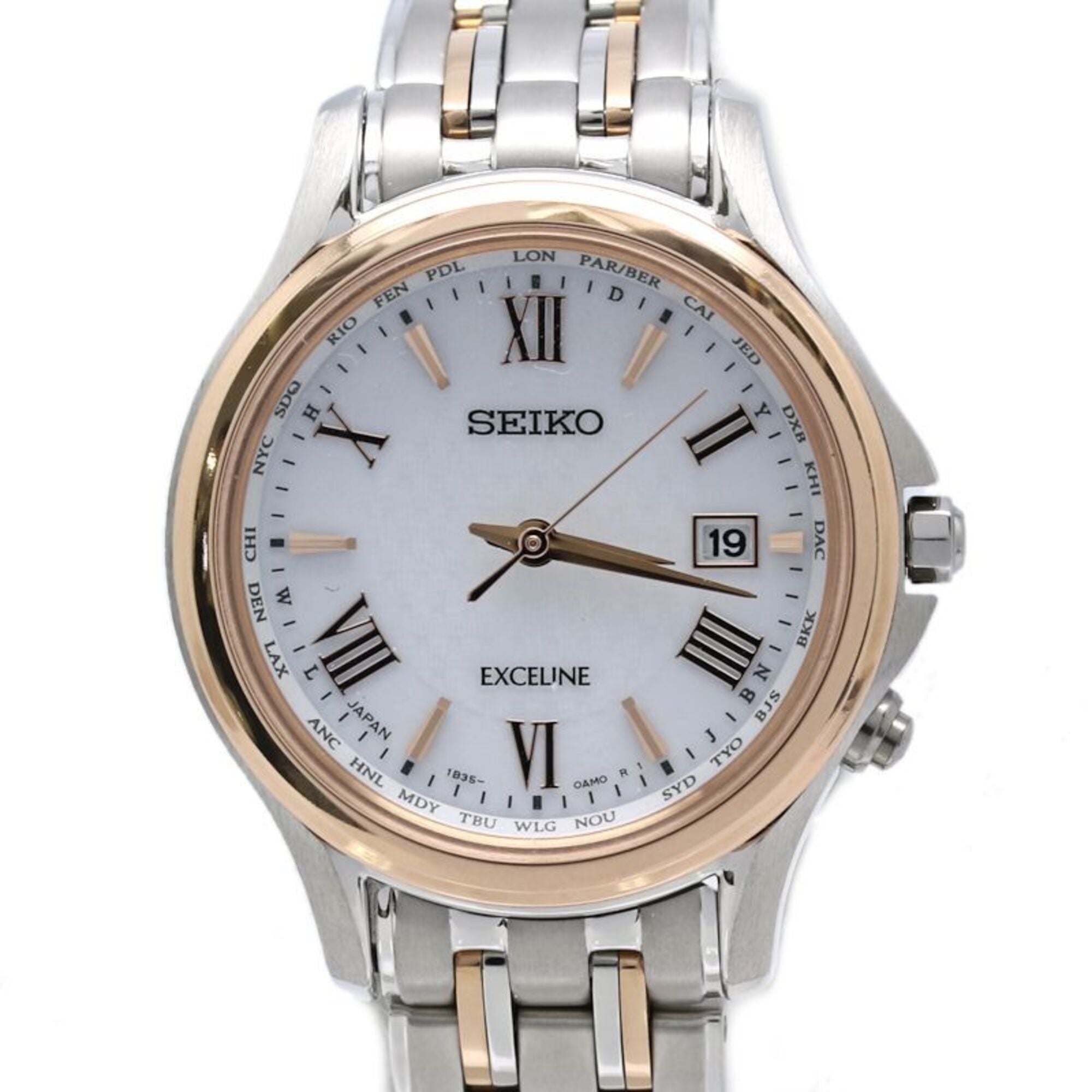 SEIKO Dolce & Exceline SWCW162 1B35-0AE0 Women's Titanium Watch /40417