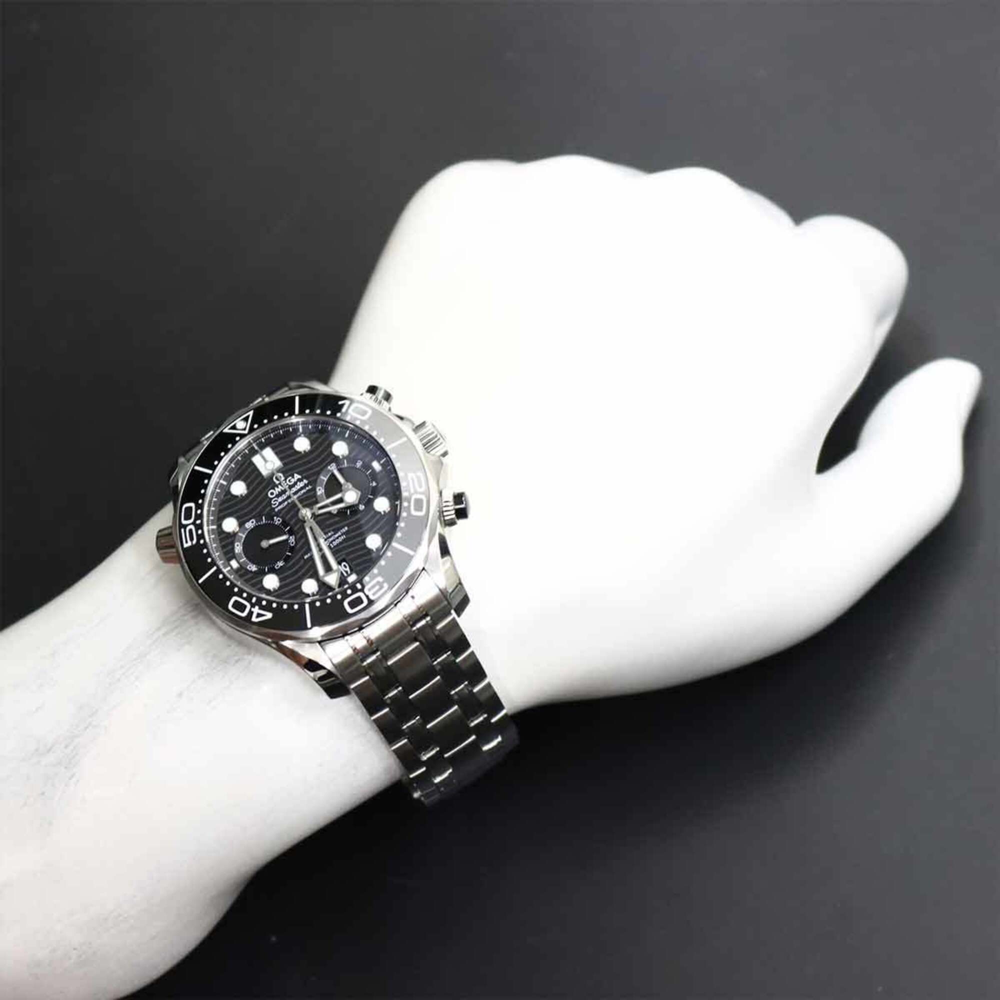 Omega Seamaster 210 30 44 51 01 001 Black Dial 44mm Watch