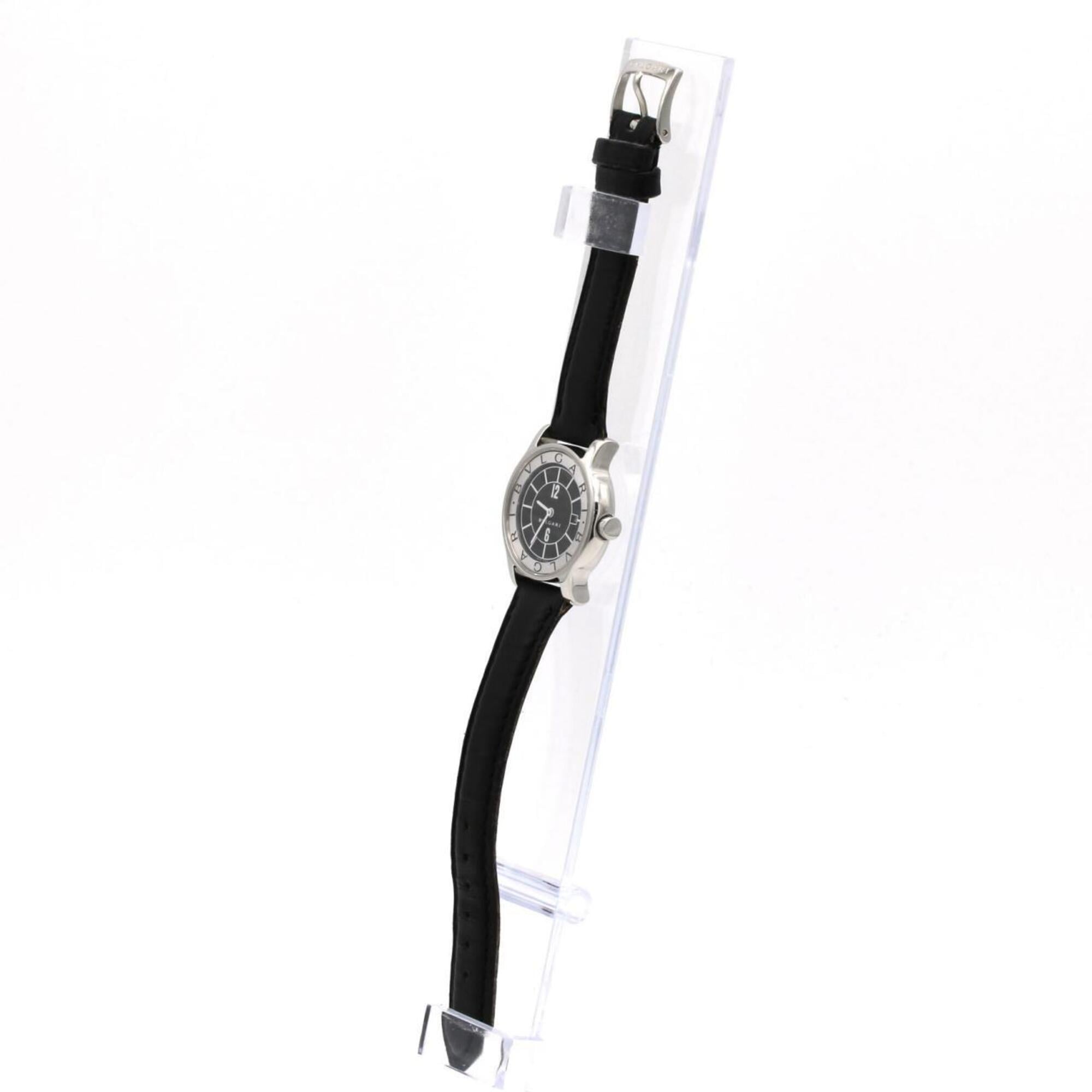 Bulgari Solotempo ST29S Black Dial 29mm Watch