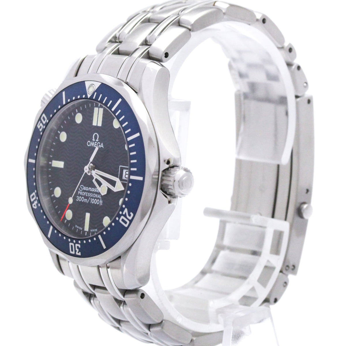 Montre Omega Seamaster 2561.8 à cadran bleu, 36 mm