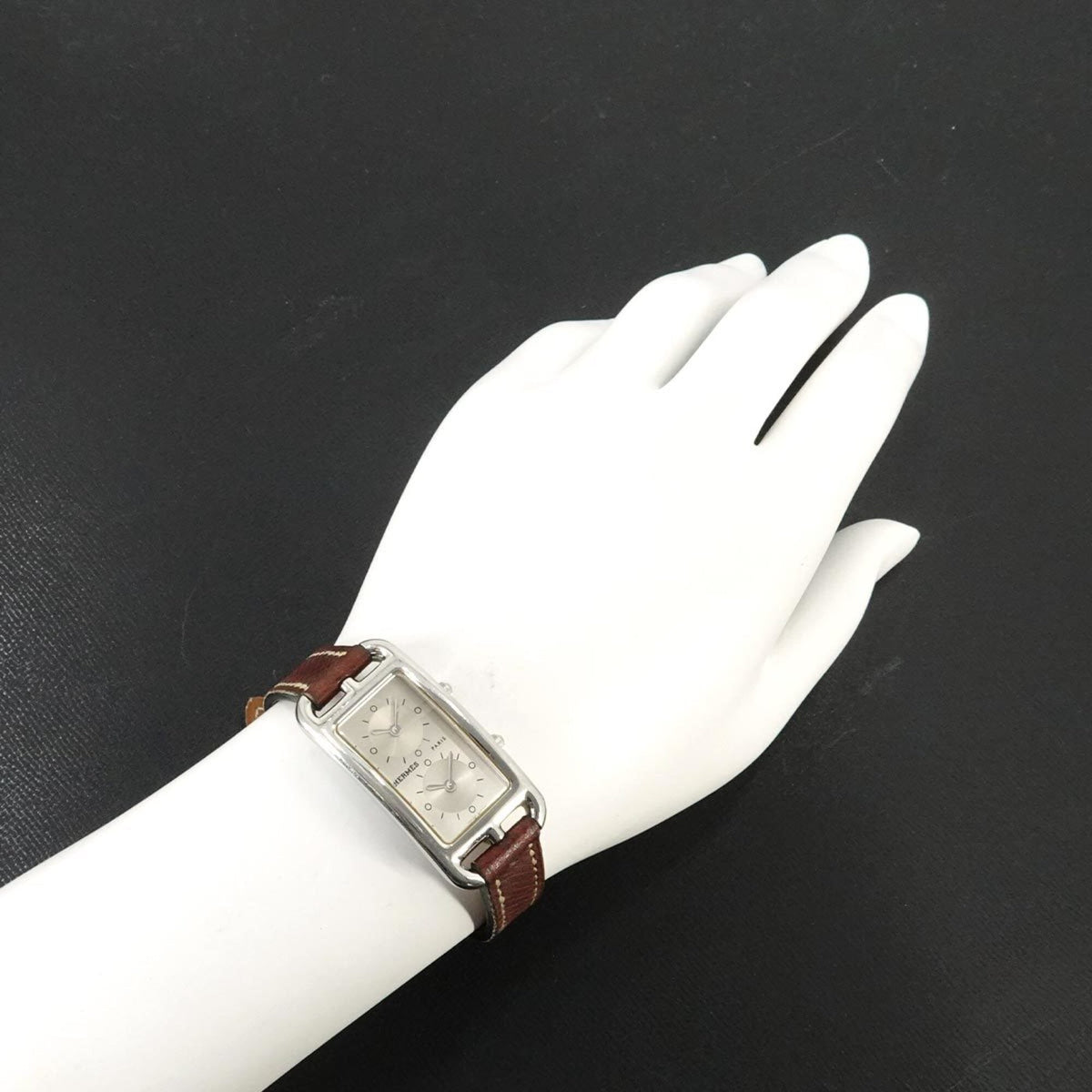 Hermes Cape Cod Duzone CC3 210 Silver Dial 20mm Watch
