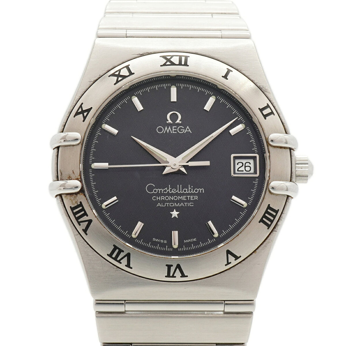 Omega Constellation Date 1502.4 Gray Dial 35mm Watch