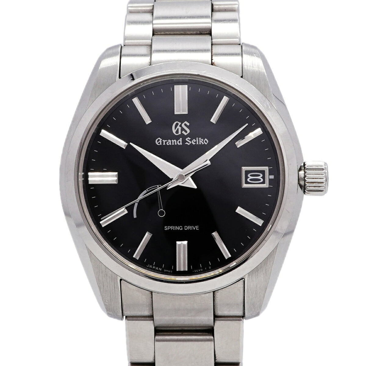 Grand Seiko Grand SBGA467/9R65-0DY0 Horloge met zwarte wijzerplaat 40mm