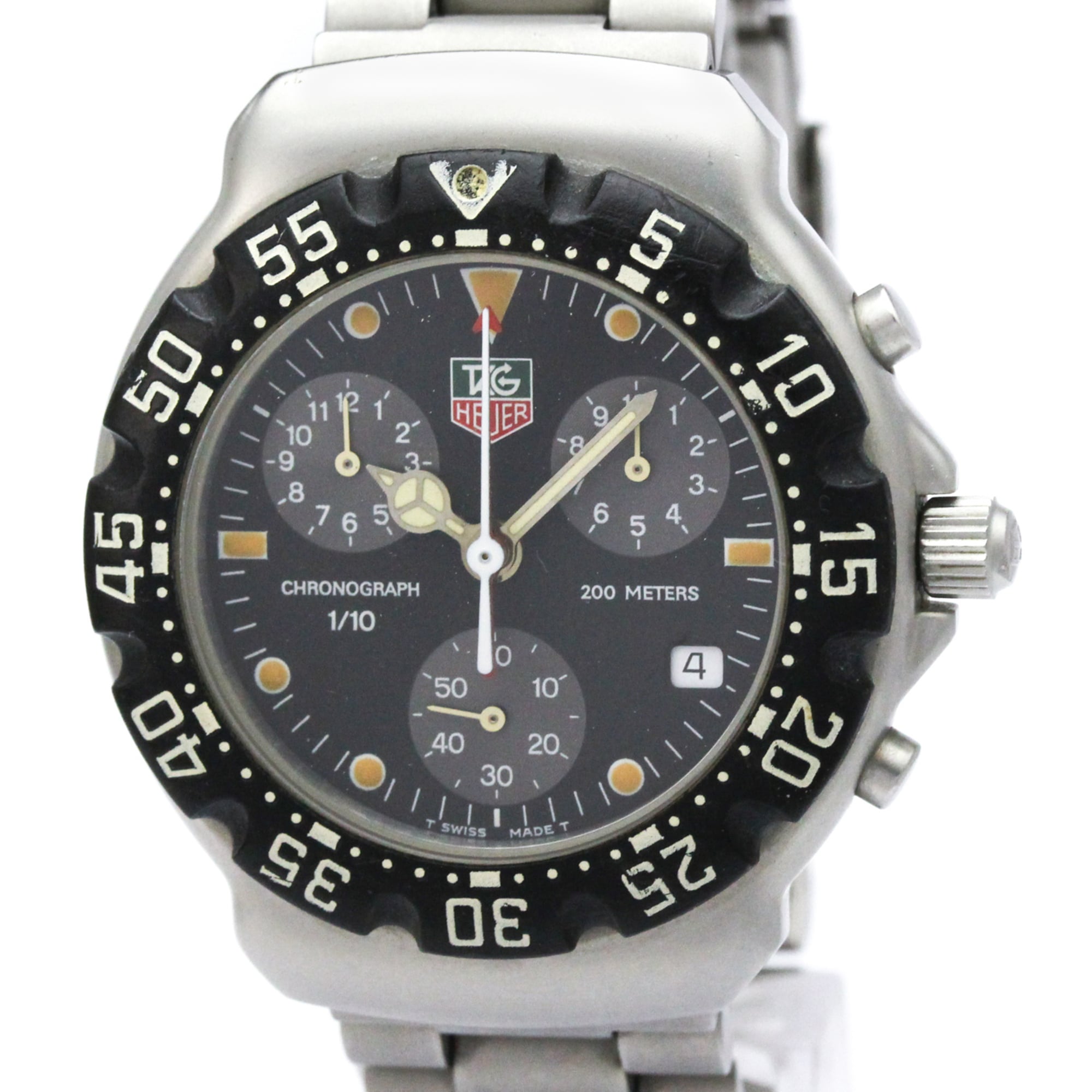 TAG Heuer 2000 Series CA1211 Black Dial 38mm Watch