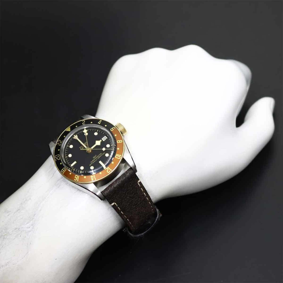 Tudor Black Bay GMT S&G 79833MN Black Dial 41mm Watch