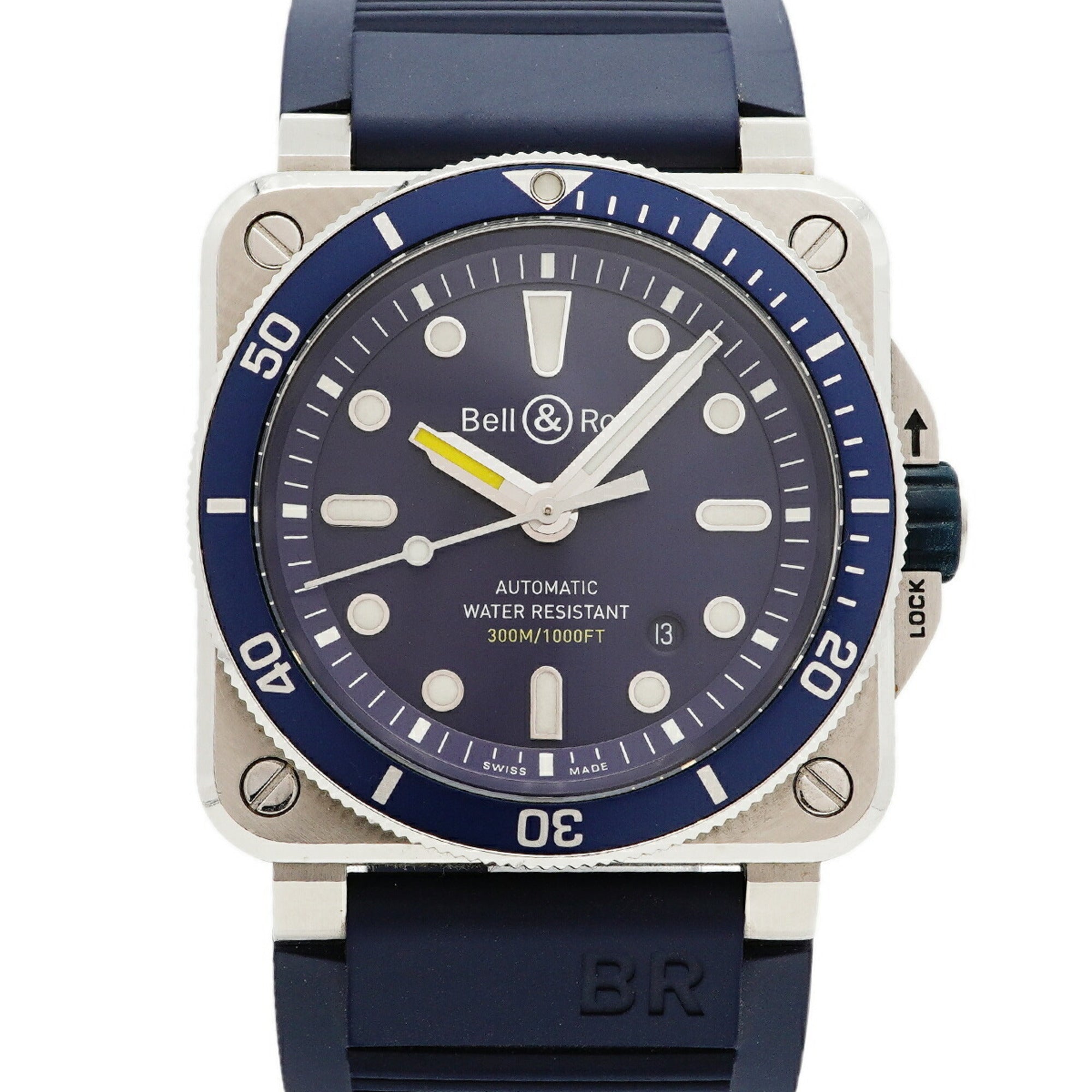 Bell & Ross BR03-92 Diver Blue BR0392-D-BU-ST SRB Dial